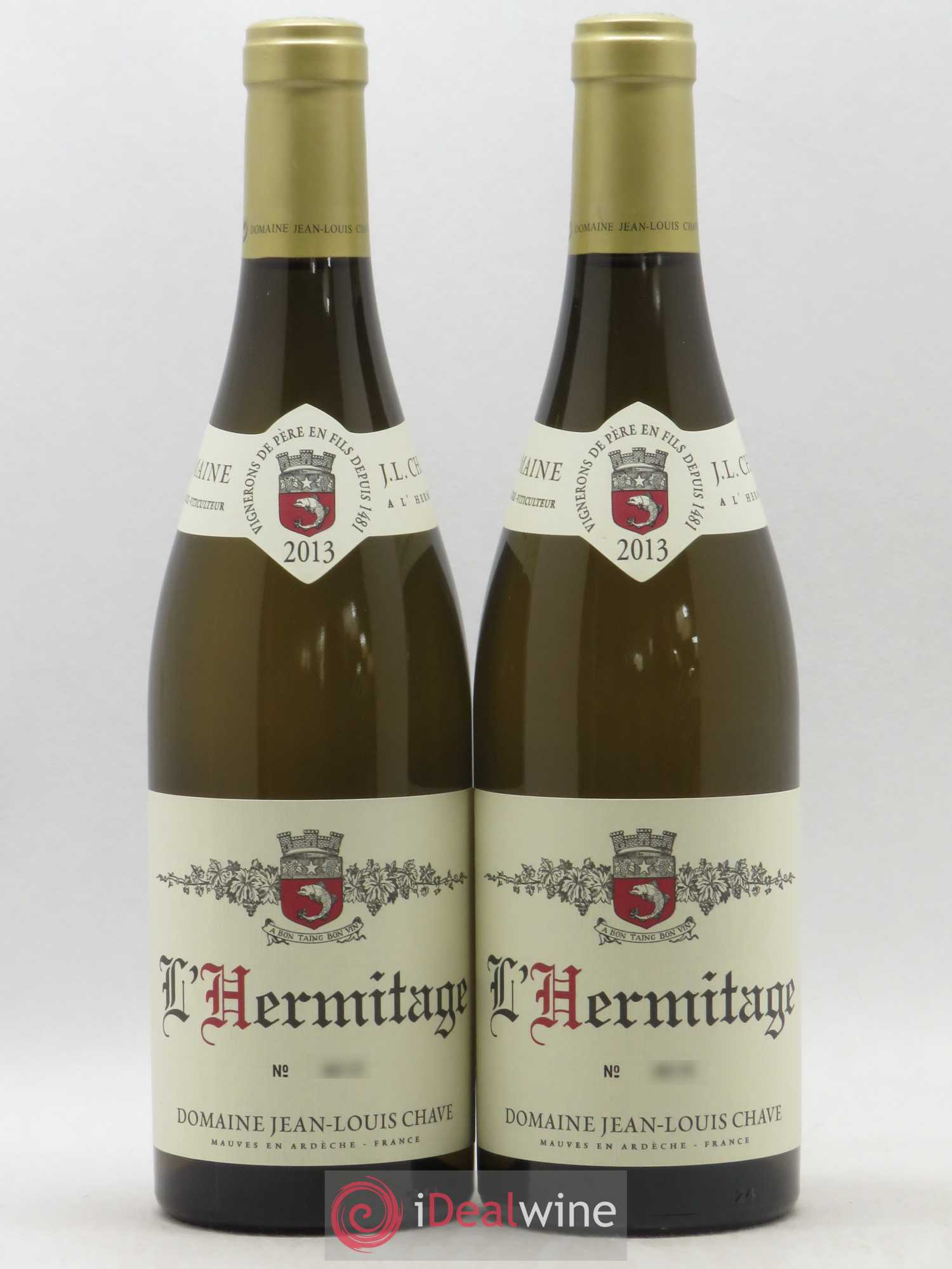 Hermitage Jean-Louis Chave 2013 - Lot de 2 bouteilles - 0