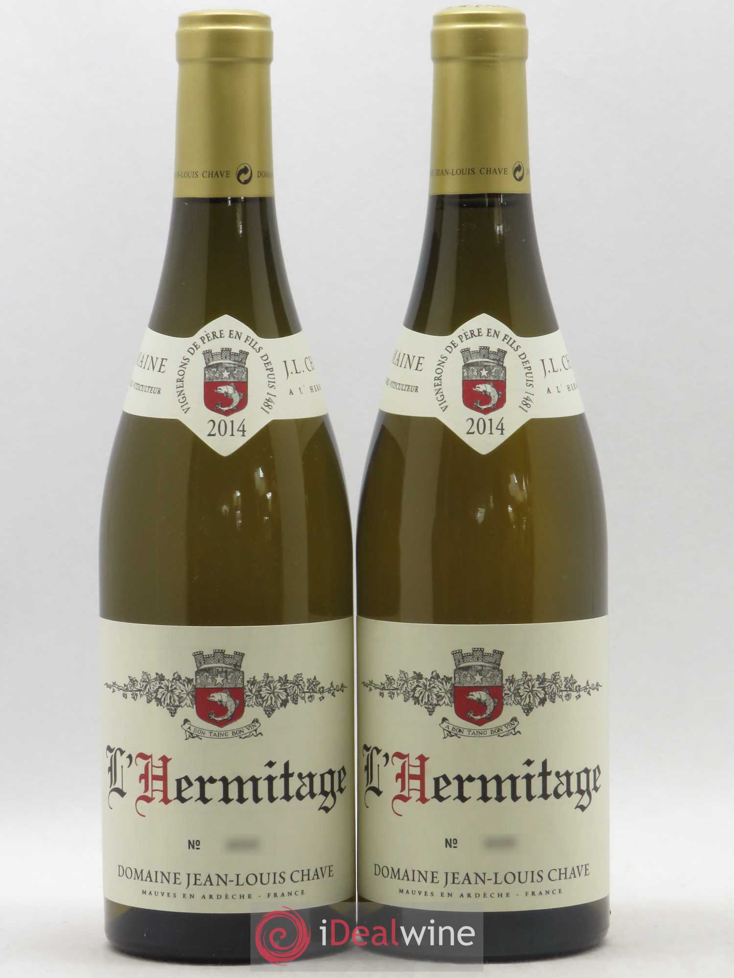 Hermitage Jean-Louis Chave 2014 - Lot de 2 bouteilles - 0