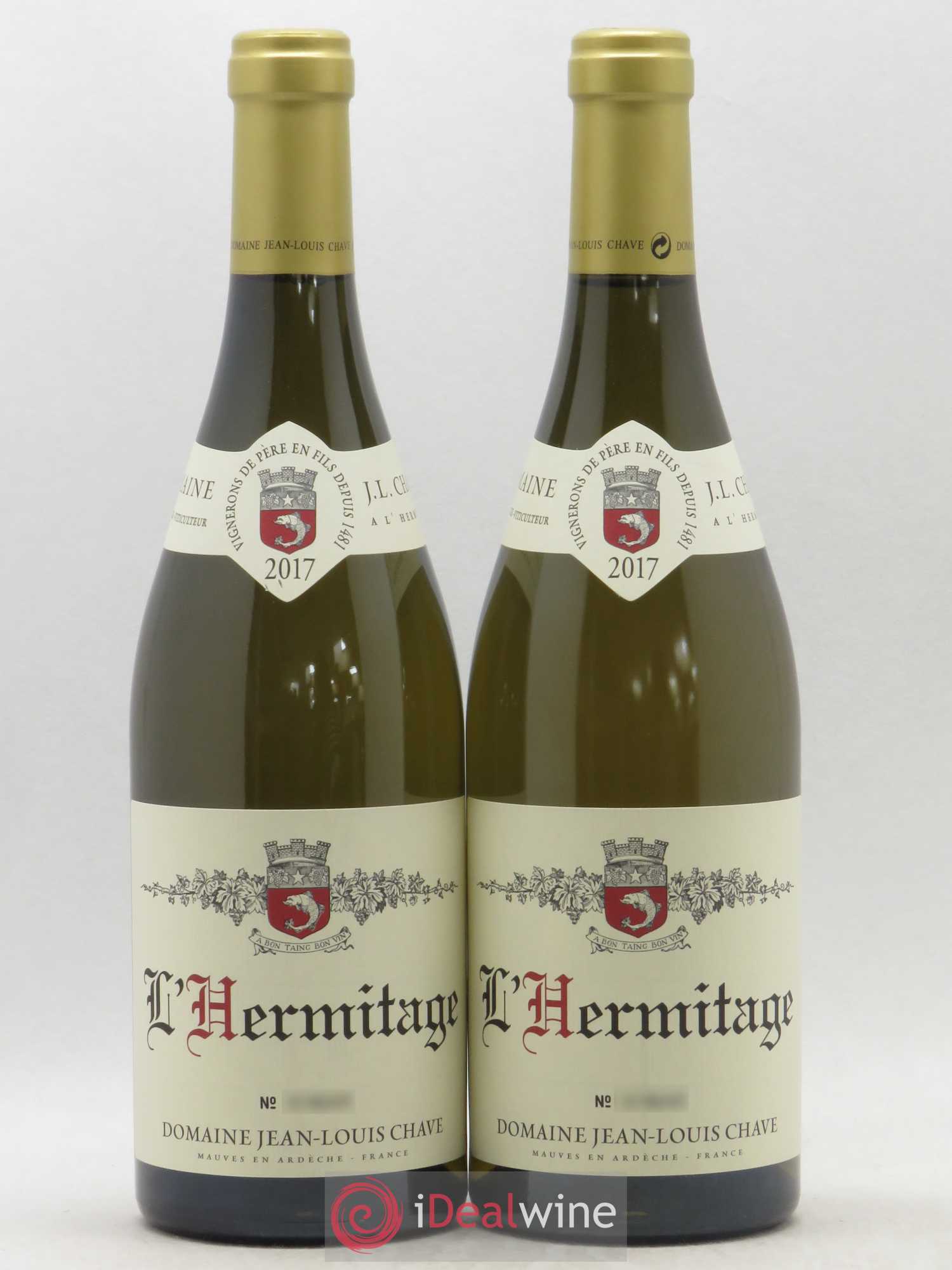 Hermitage Jean-Louis Chave 2017 - Lot de 2 bouteilles - 0
