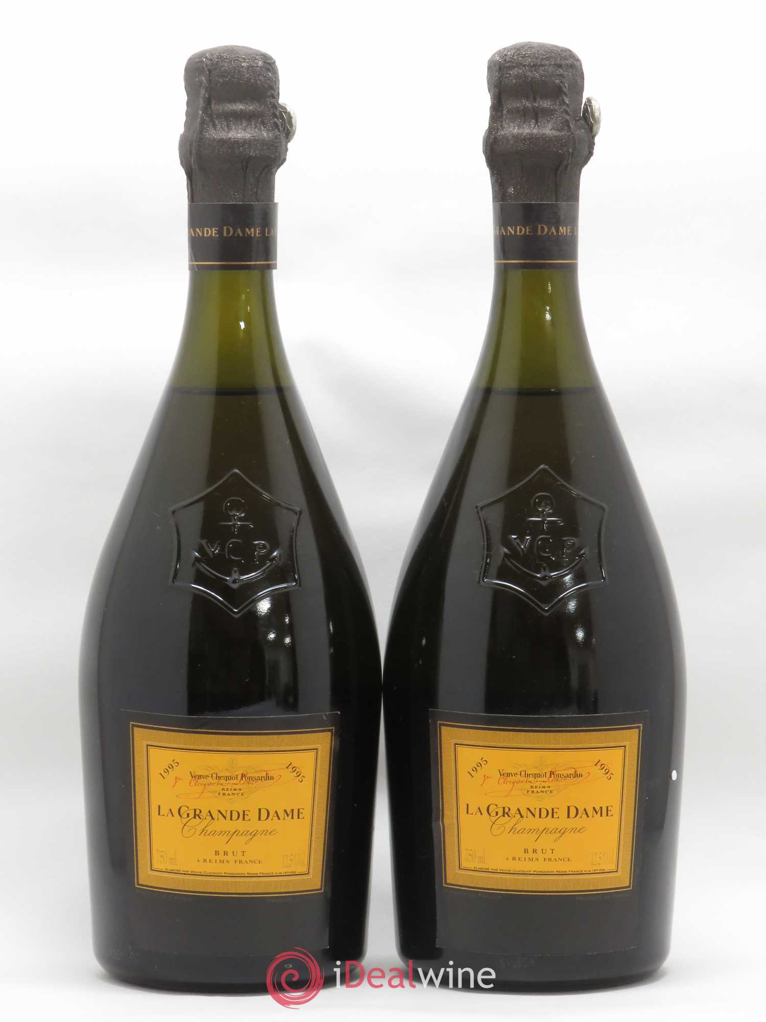 La Grande Dame Veuve Clicquot 1995 - Lot de 2 bouteilles - 0