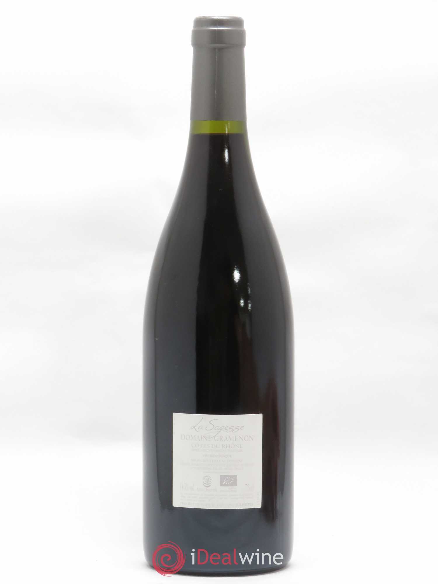 Côtes-du-Rhône La Sagesse Gramenon (Domaine) 2018 - Lot de 1 bouteille - 1