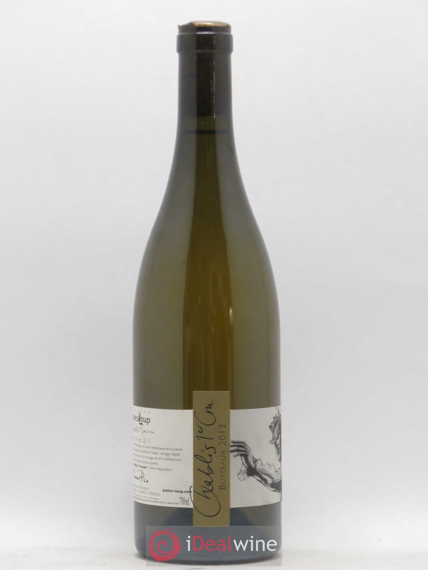 Chablis 1er Cru Butteaux Pattes Loup (Domaine) 2012 - Lot de 1 bouteille - 1