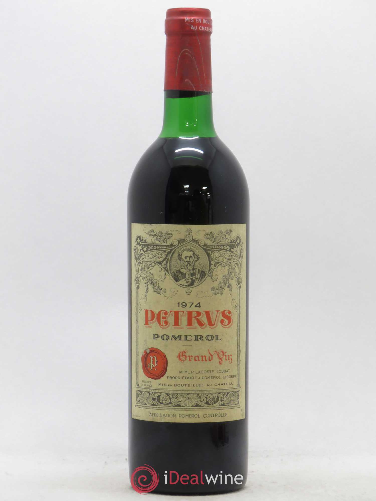 Petrus 1974 - Lot de 1 bouteille - 0