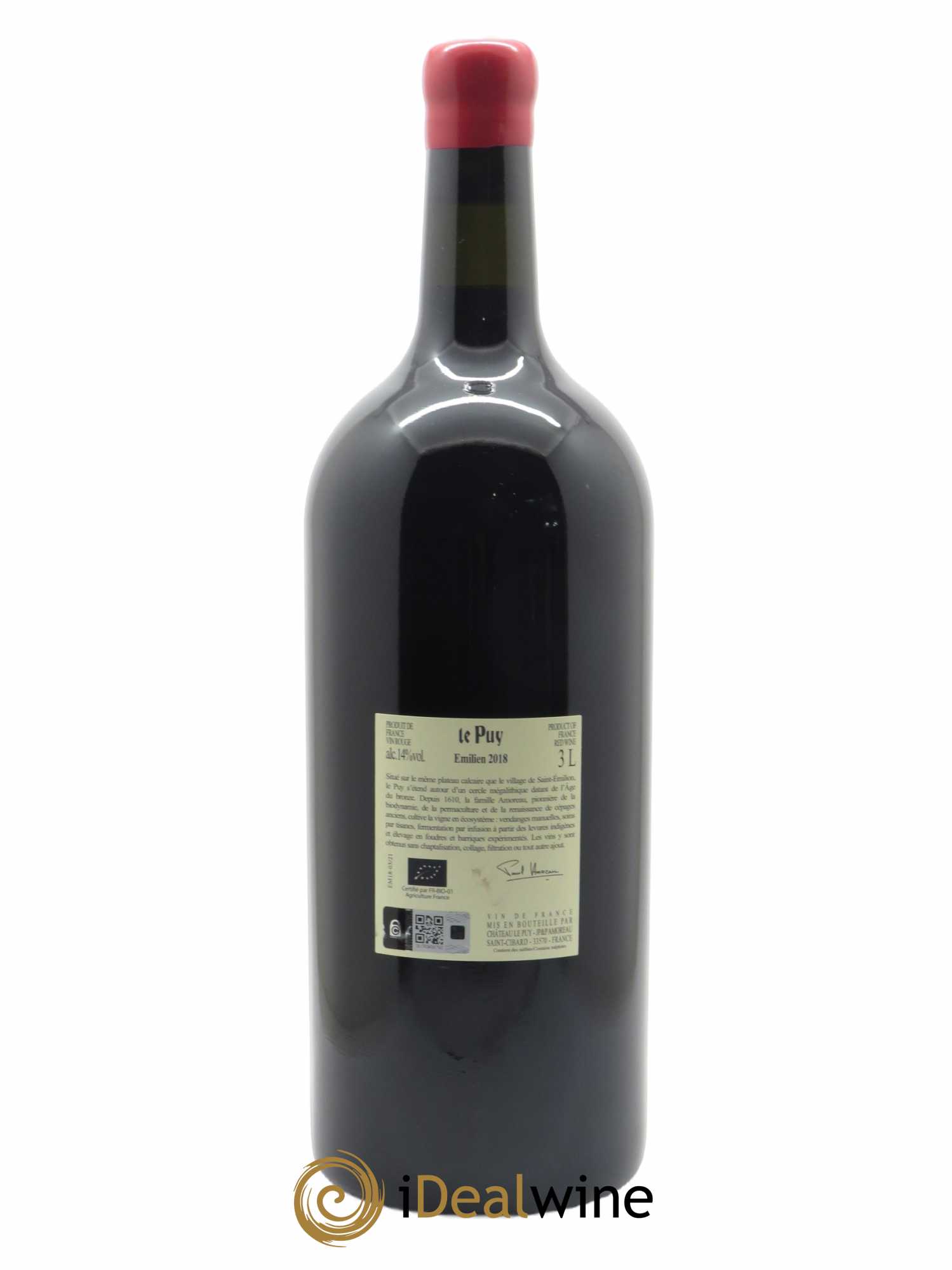 Le Puy - Cuvée Emilien 2018 - Lot of 1 double magnum - 2