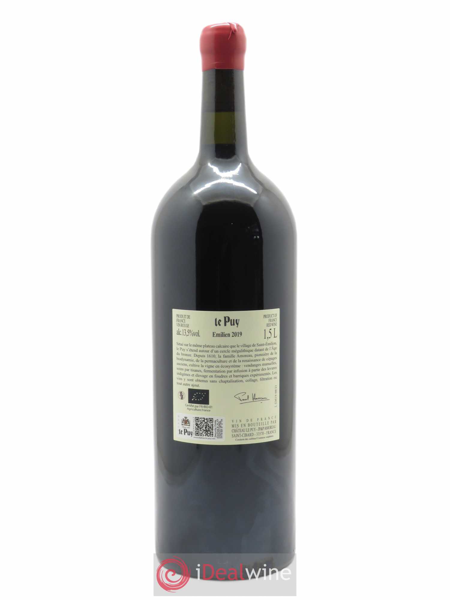 Le Puy - Cuvée Emilien 2019 - Lot of 1 magnum - 1