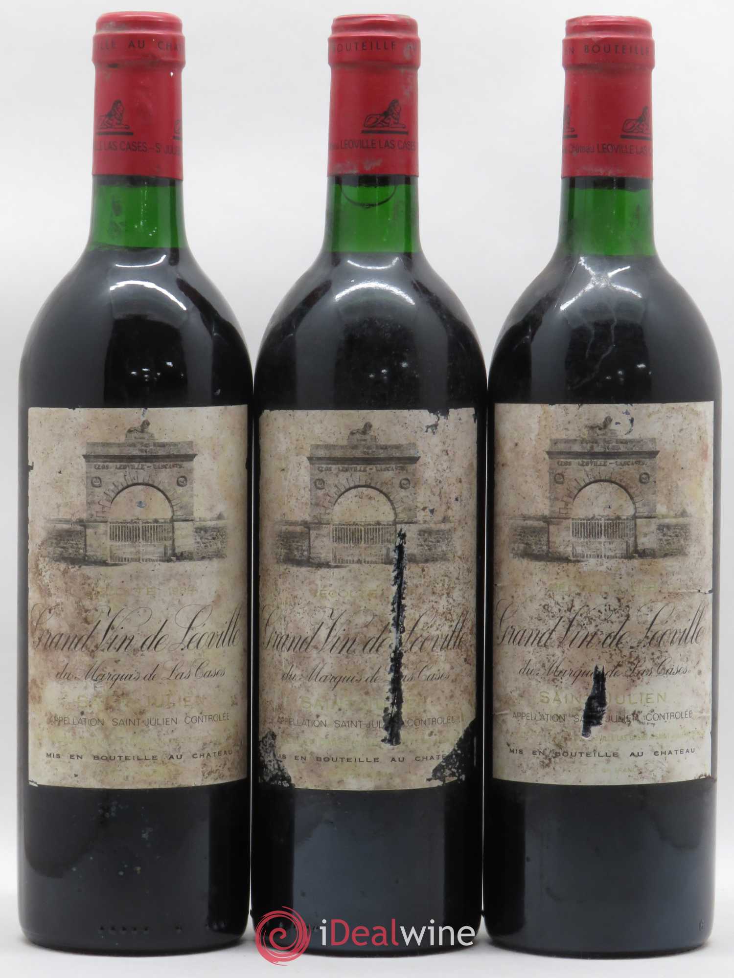 Château Léoville Las Cases 2ème Grand Cru Classé 1988 - Lot de 3 bouteilles - 0