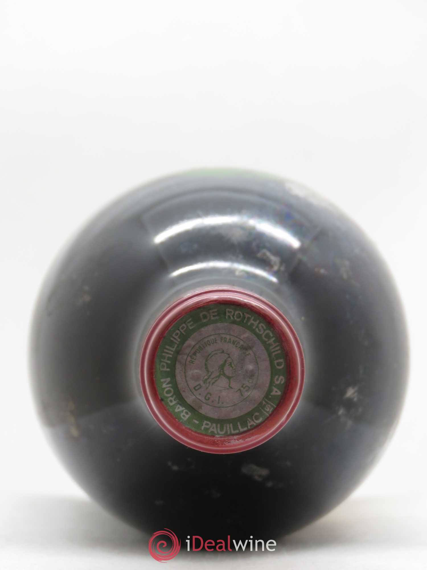 Château Mouton Rothschild 1er Grand Cru Classé 1988 - Lot de 1 bouteille - 1