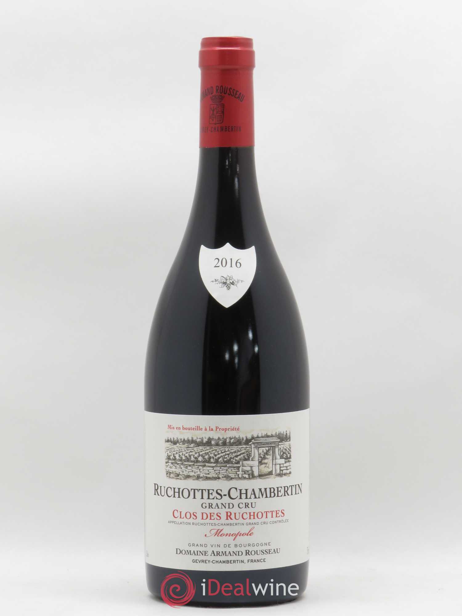 Ruchottes-Chambertin Grand Cru Clos des Ruchottes Armand Rousseau (Domaine) 2016 - Lot de 1 bouteille - 0