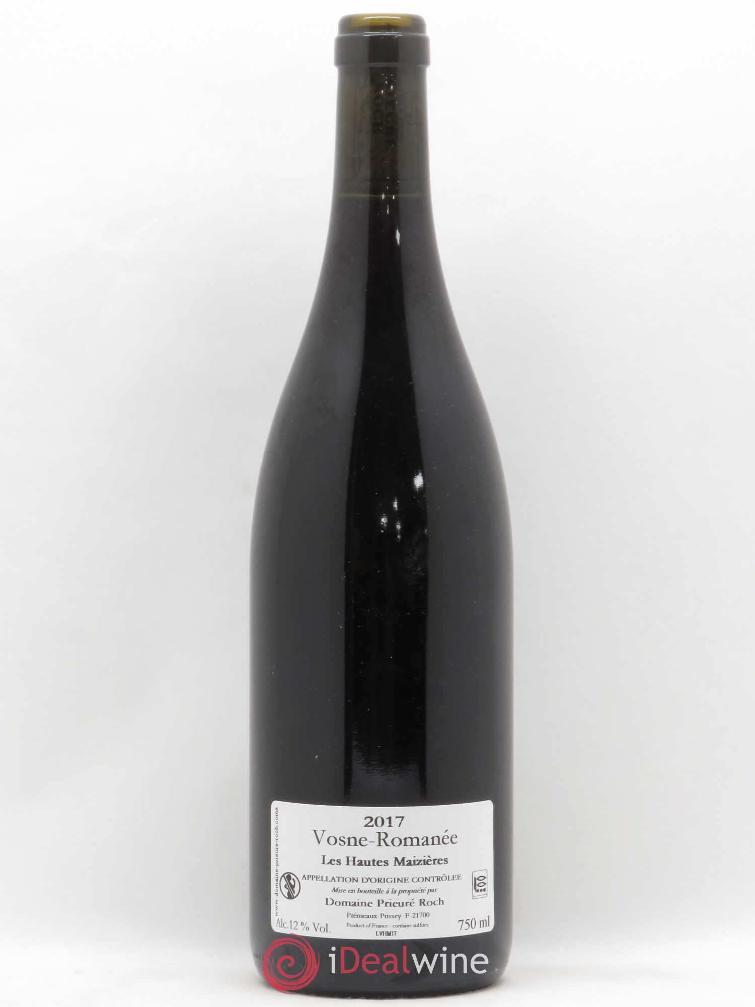 Vosne-Romanée Les Hautes Maizières Prieuré Roch 2017 - Lot de 1 bouteille - 1