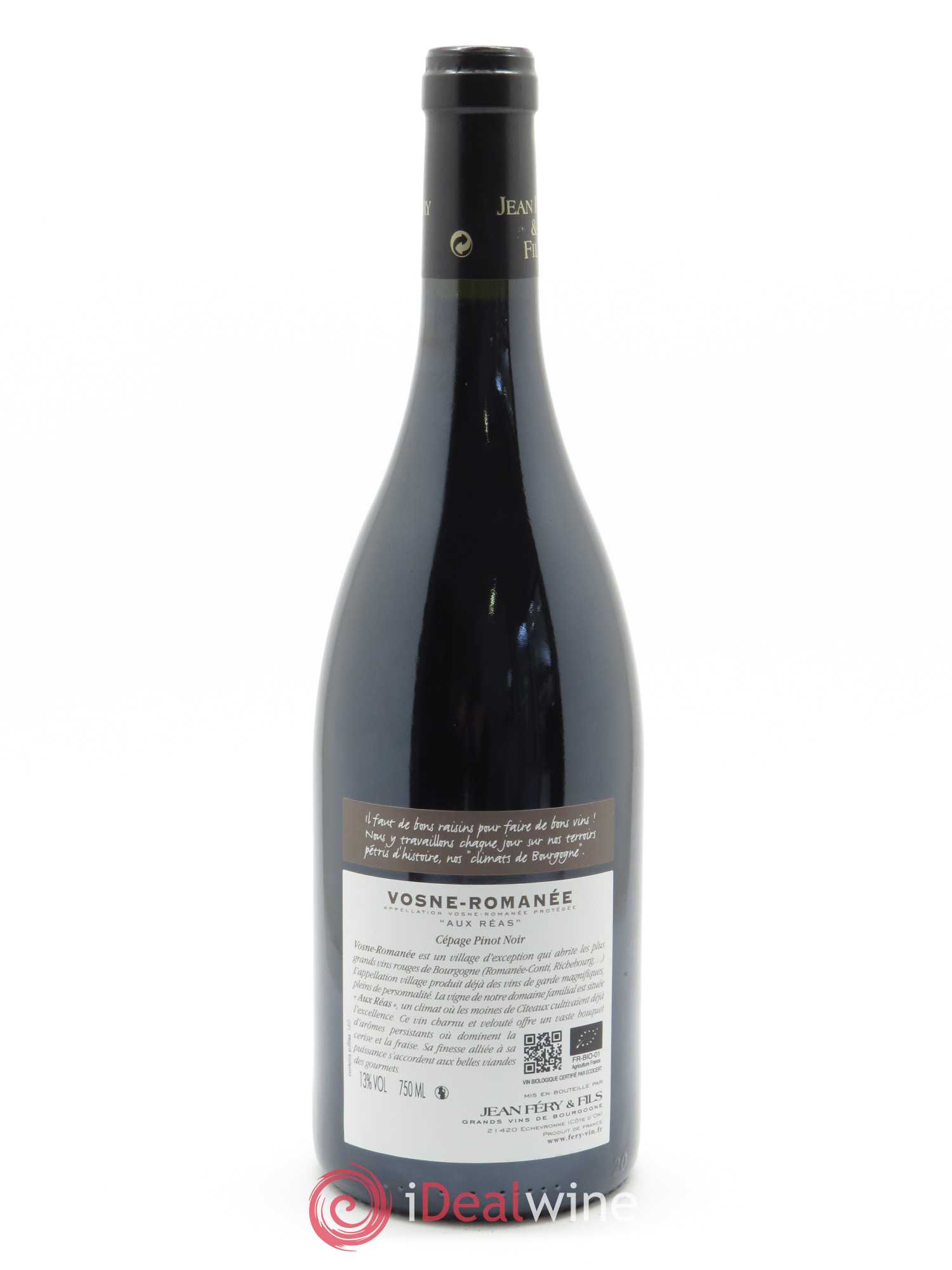 Vosne-Romanée Aux Réas Jean Féry & Fils 2012 - Lot de 1 bouteille - 1
