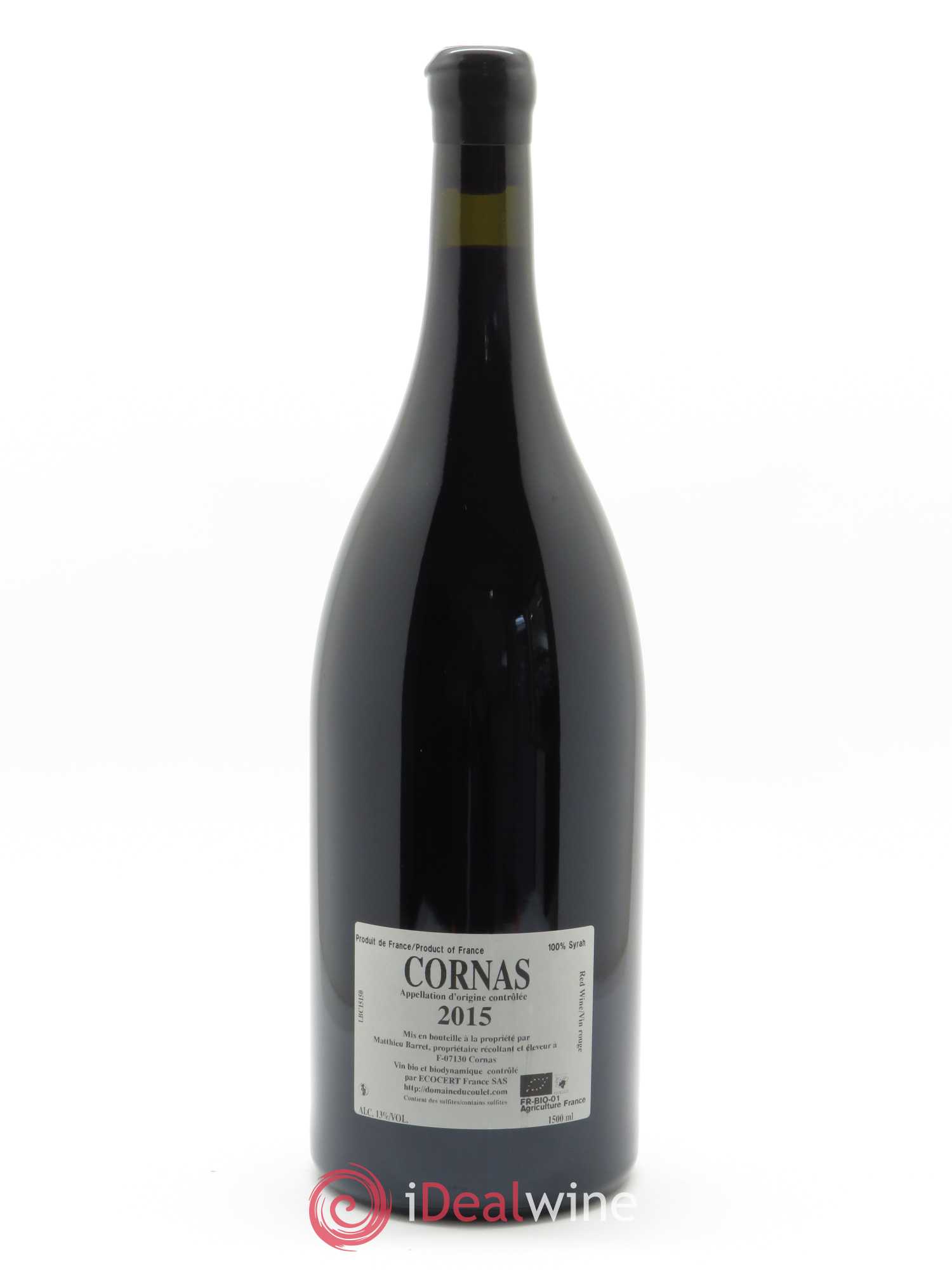Cornas Brise Cailloux Coulet (Domaine du) - Matthieu Barret 2015 - Lot of 1 magnum - 1
