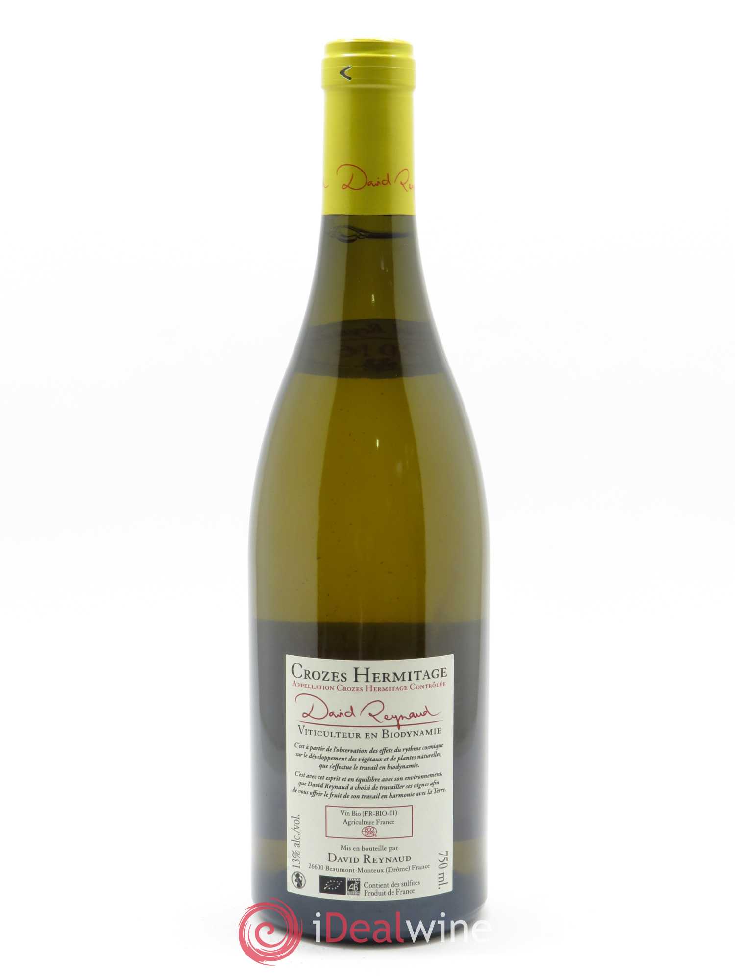 Crozes-Hermitage Aux Bêtises David Reynaud 2016 - Lot de 1 bouteille - 1
