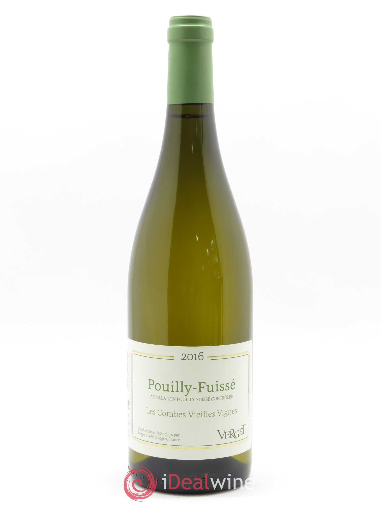 Pouilly-Fuissé Les Combes Vieilles Vignes Verget 2016 - Lot de 1 bouteille - 0