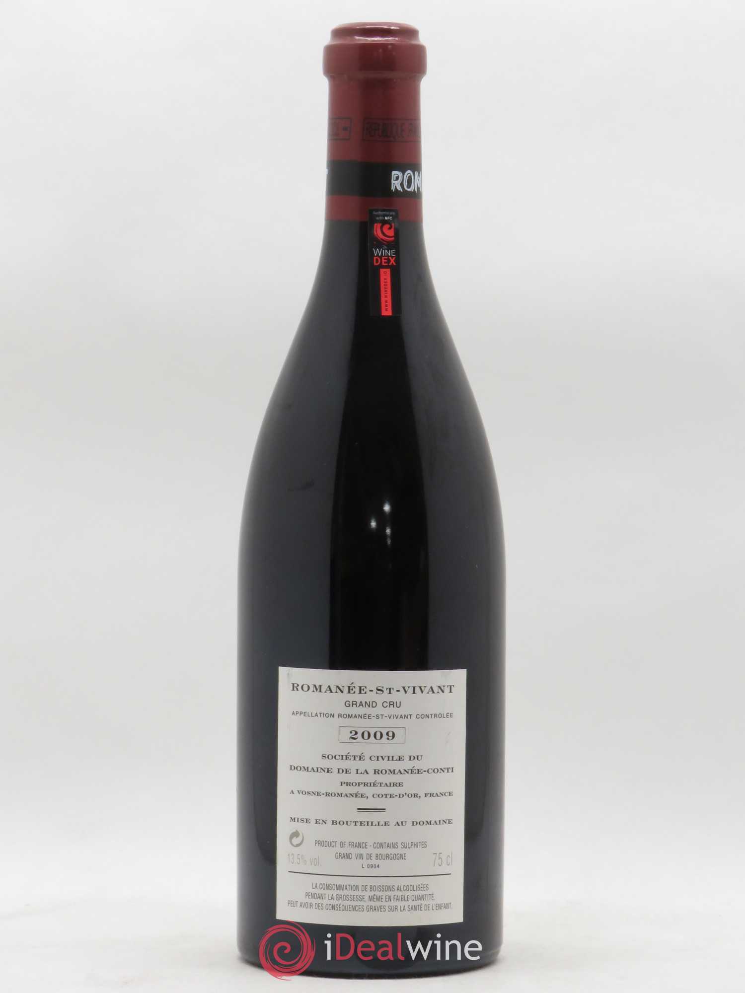 Romanée-Saint-Vivant Grand Cru Domaine de la Romanée-Conti 2009 - Lot de 1 bouteille - 1