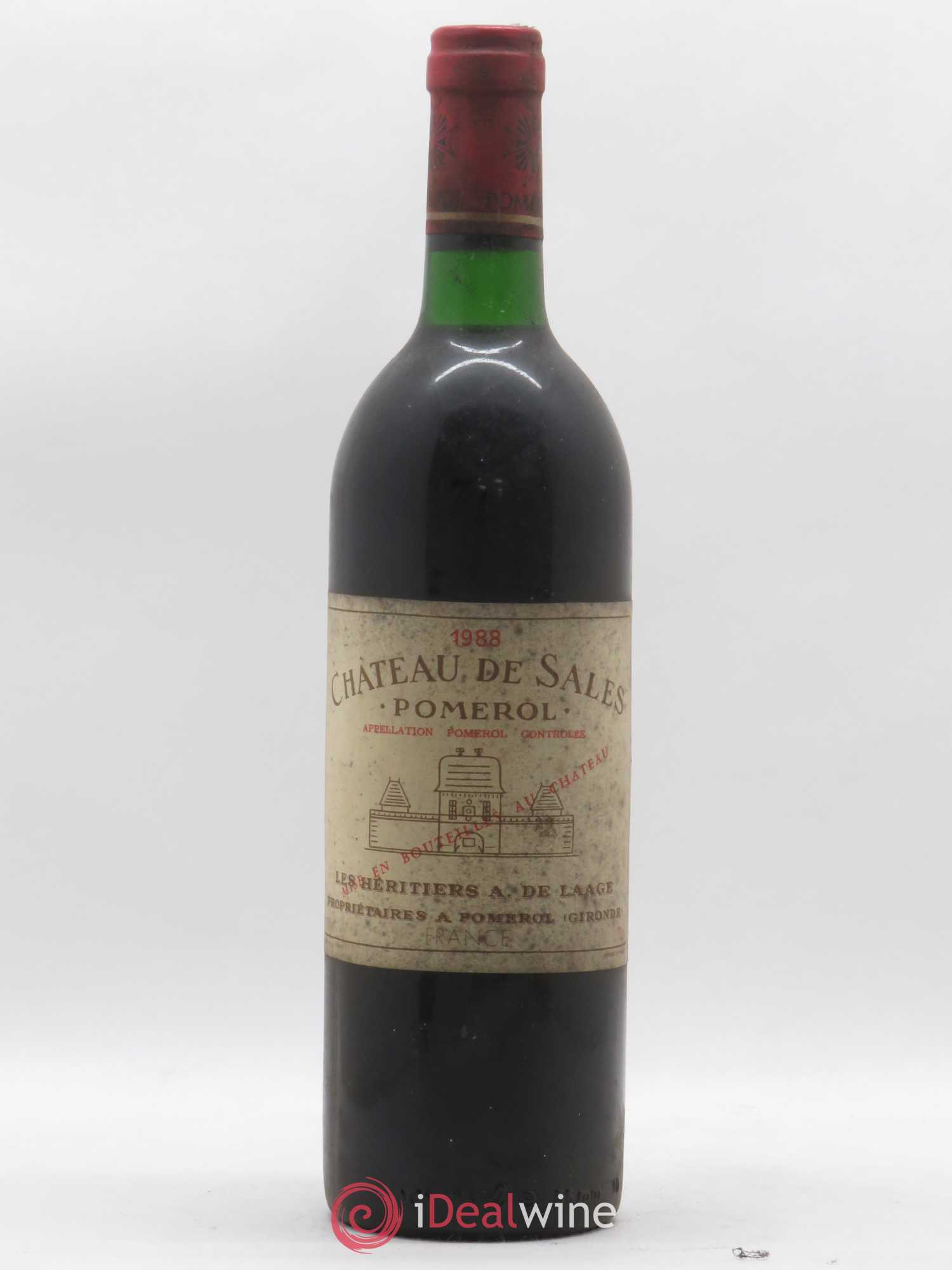 Château de Sales 1988 - Lot de 1 bouteille - 0