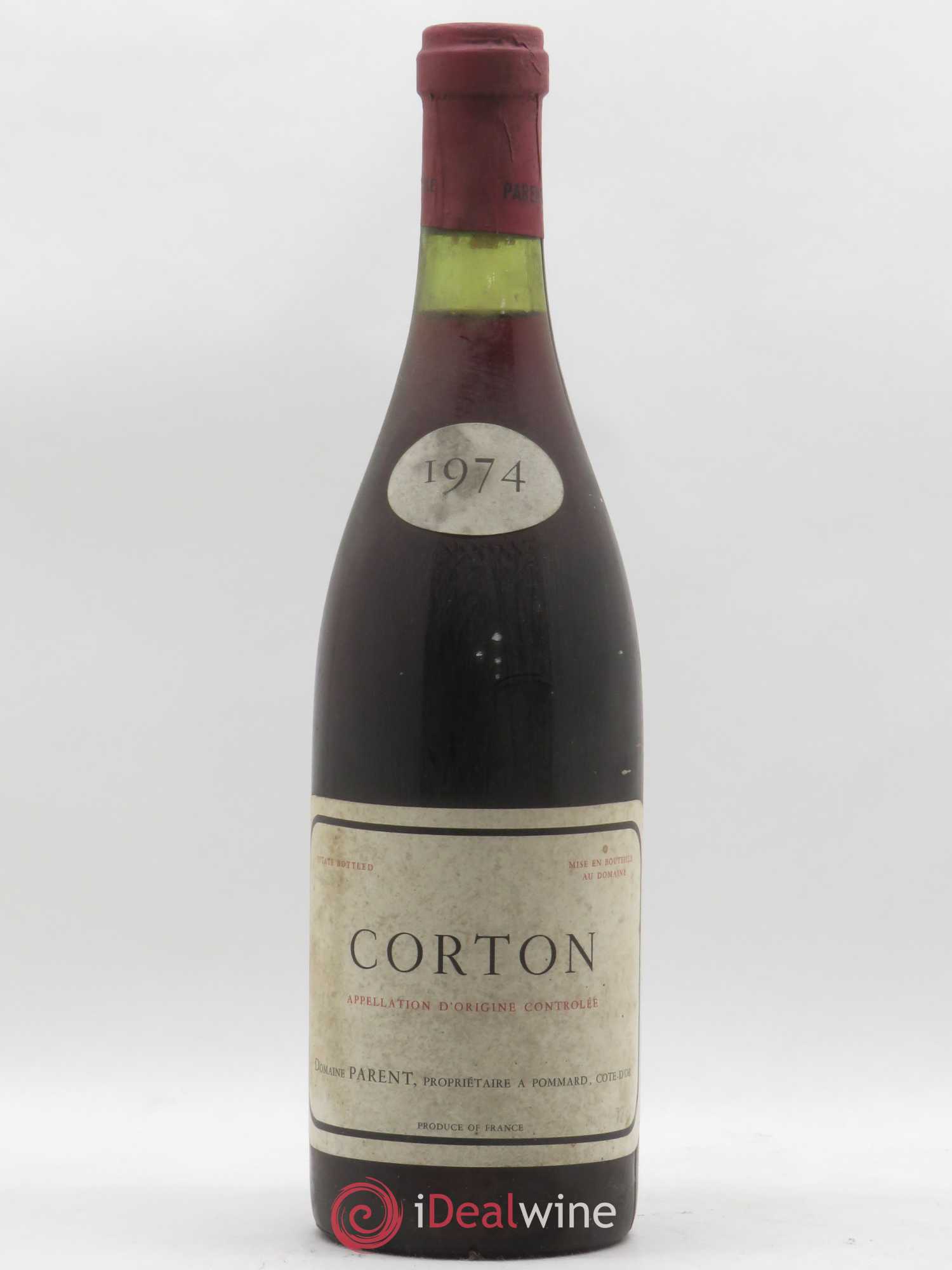 Corton Grand Cru Domaine Parent 1974 - Lot de 1 bouteille - 0