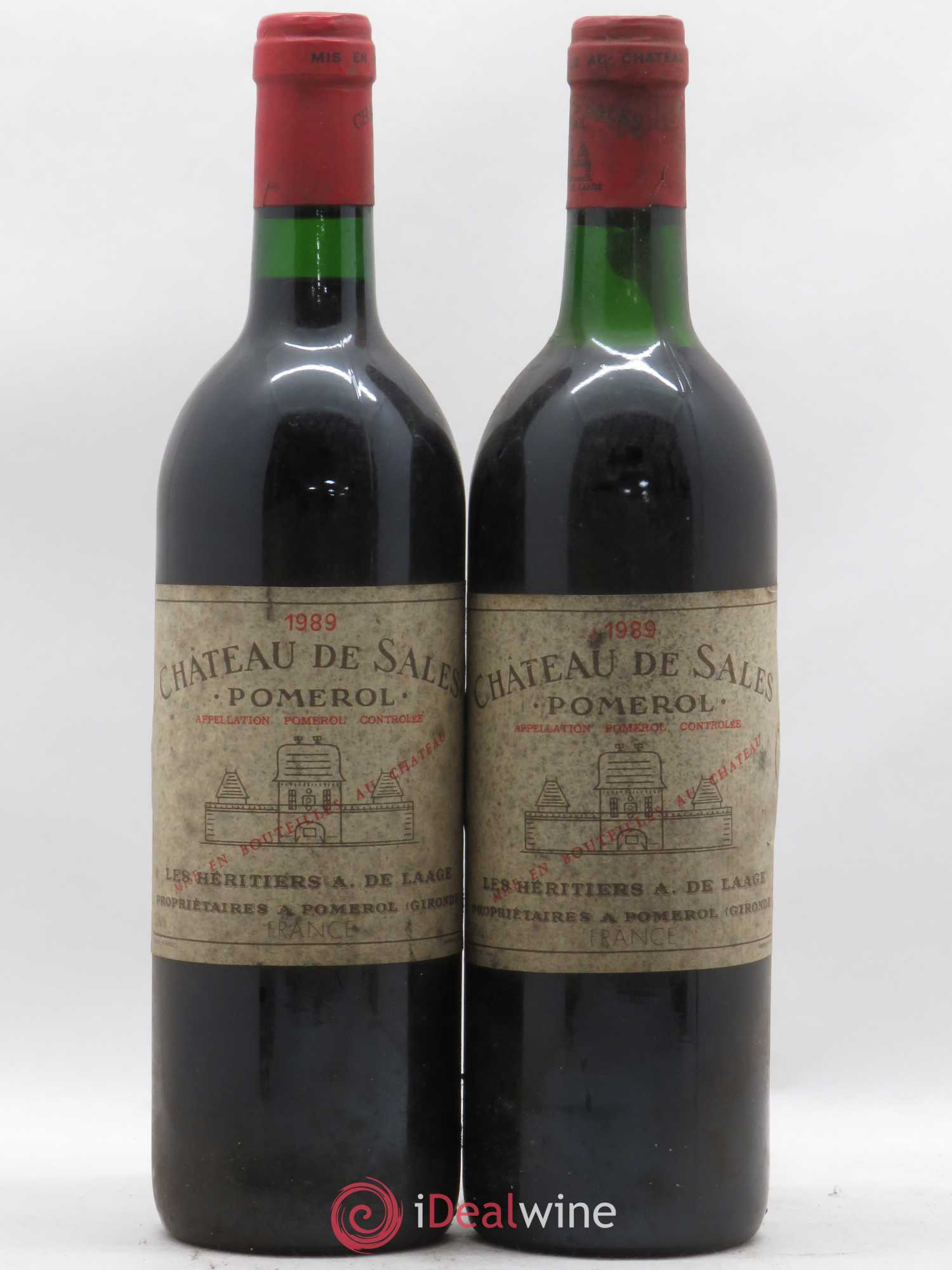 Château de Sales 1989 - Lot de 2 bouteilles - 0