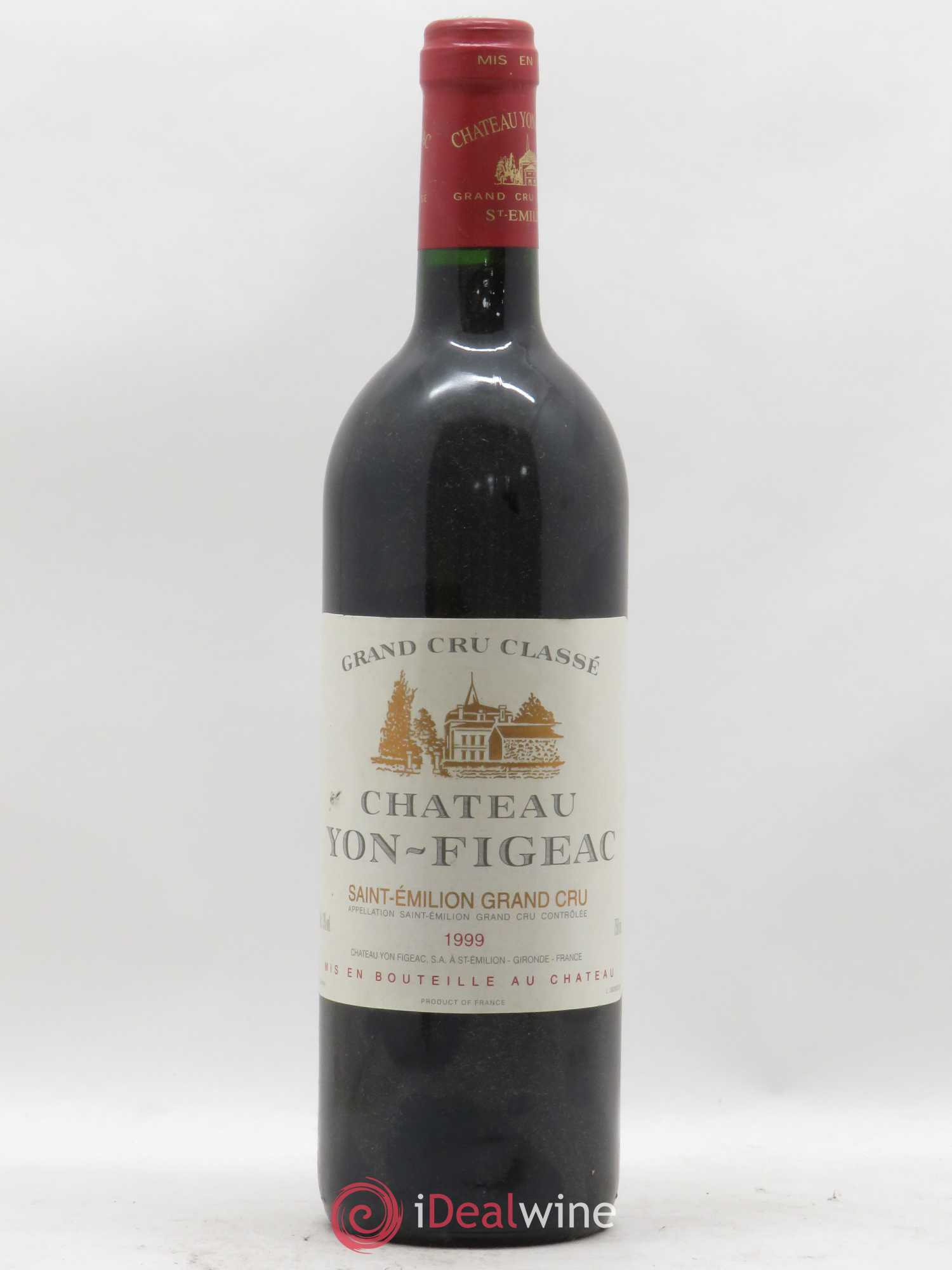 Château Yon Figeac Grand Cru Classé 1999 - Lot de 1 bouteille - 0