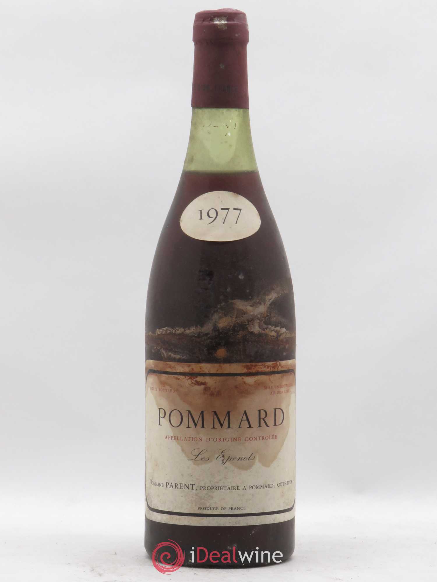 Pommard 1er Cru Les Epenots Parent (Domaine) 1977 - Lot de 1 bouteille - 0