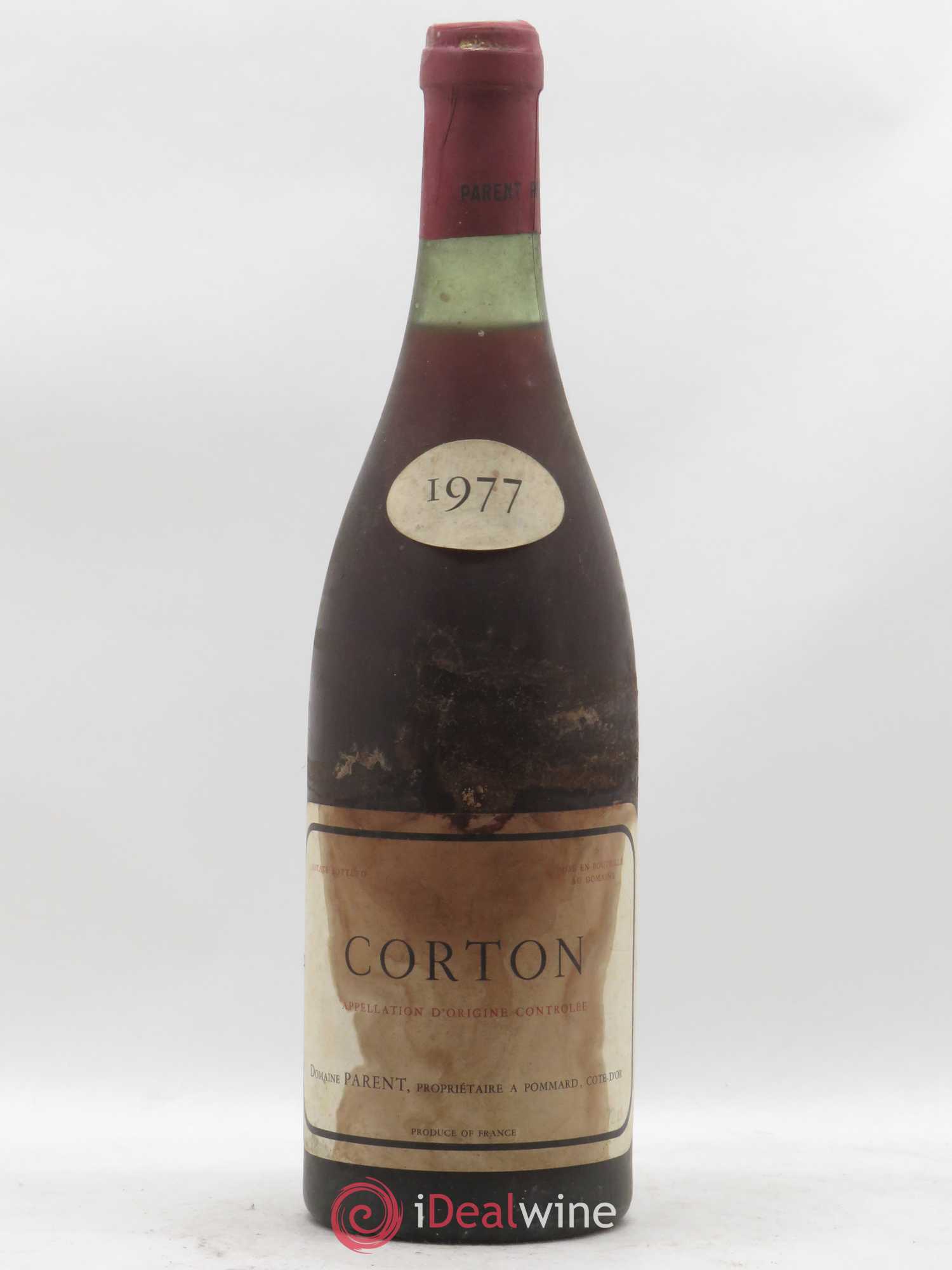 Corton Grand Cru Domaine Parent 1977 - Lot de 1 bouteille - 0