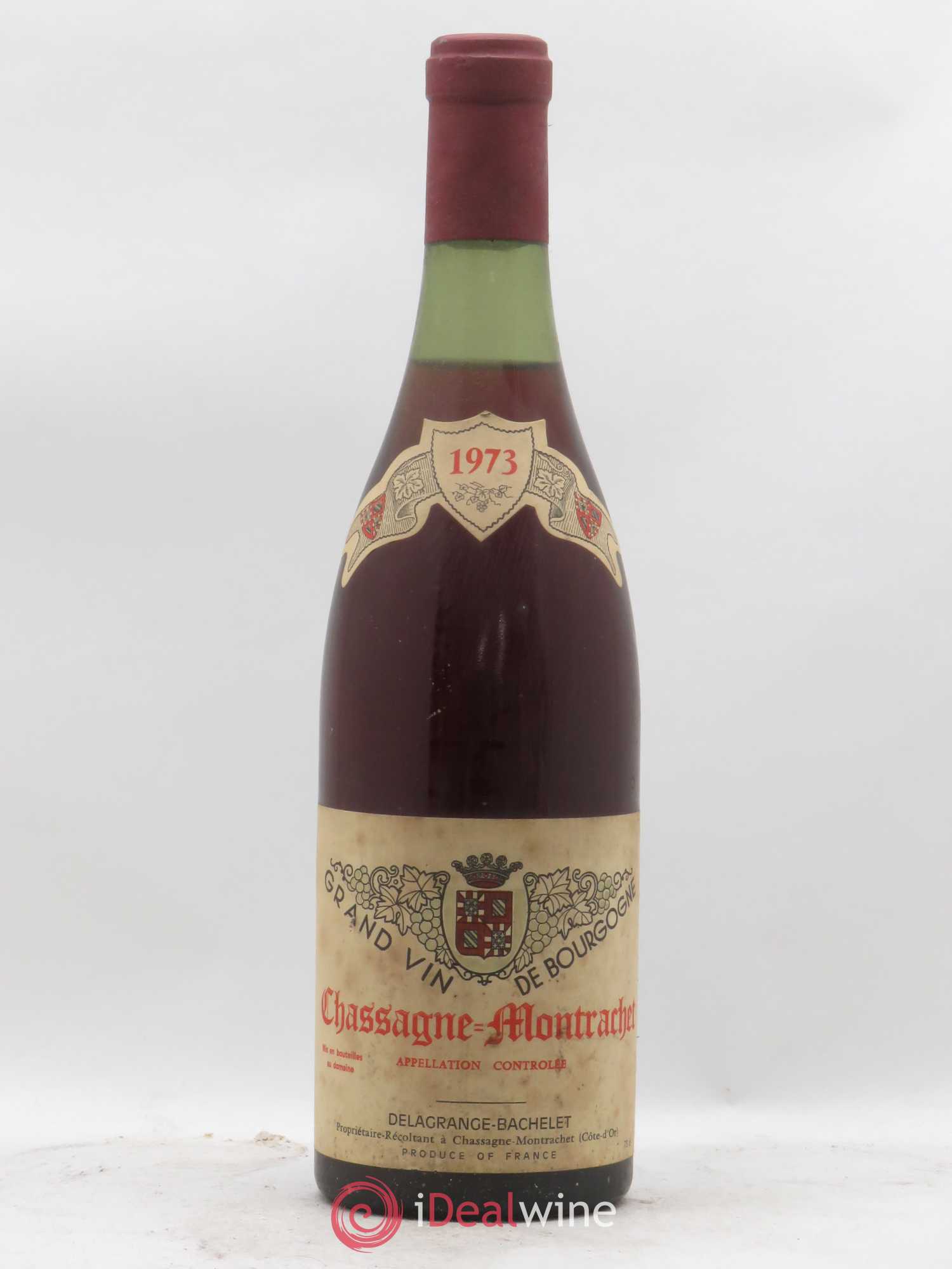 Chassagne-Montrachet Delagrange Bachelet 1973 - Lot de 1 bouteille - 0