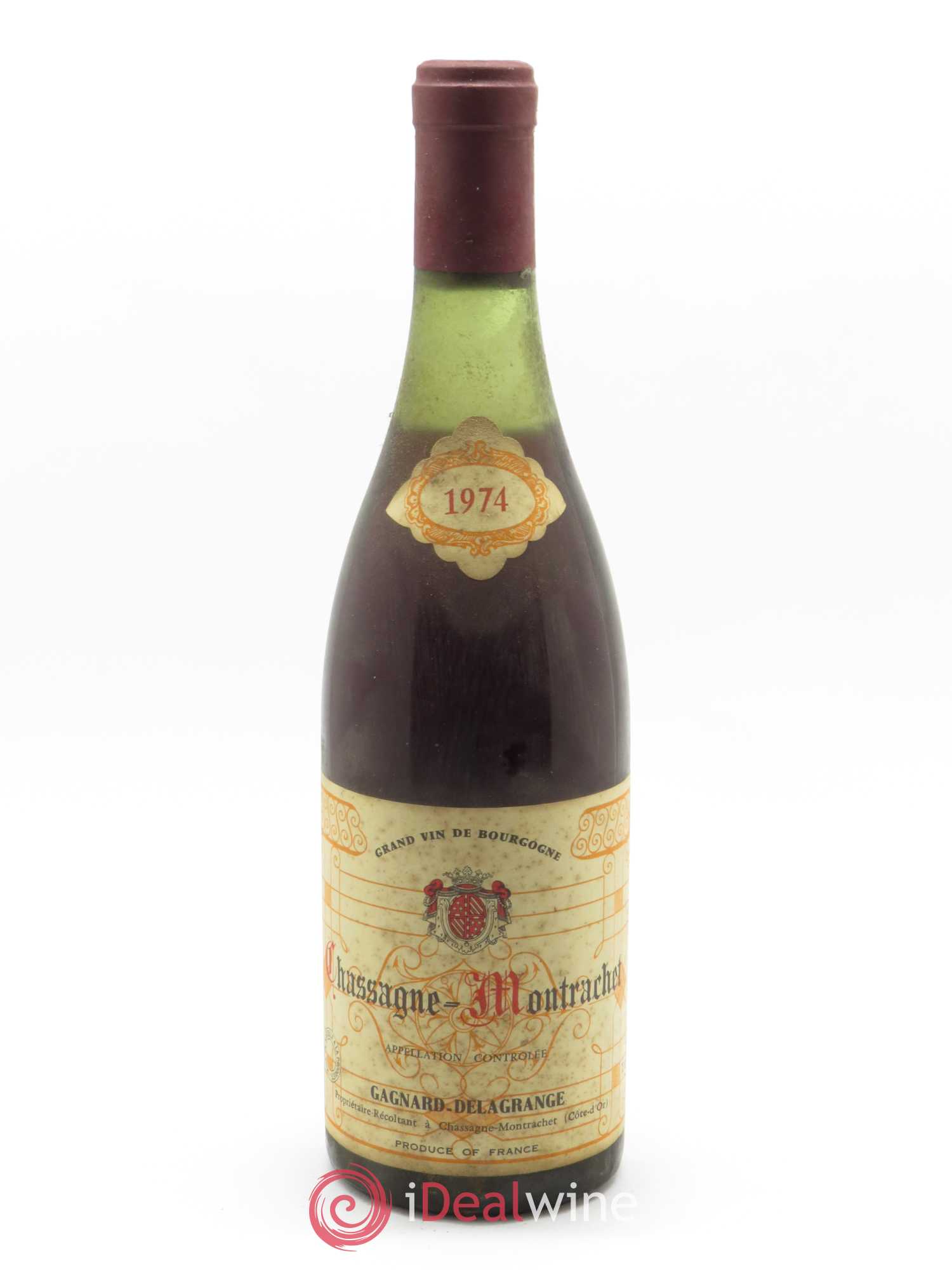 Chassagne-Montrachet Gagnard Delagrange 1974 - Lot de 1 bouteille - 0