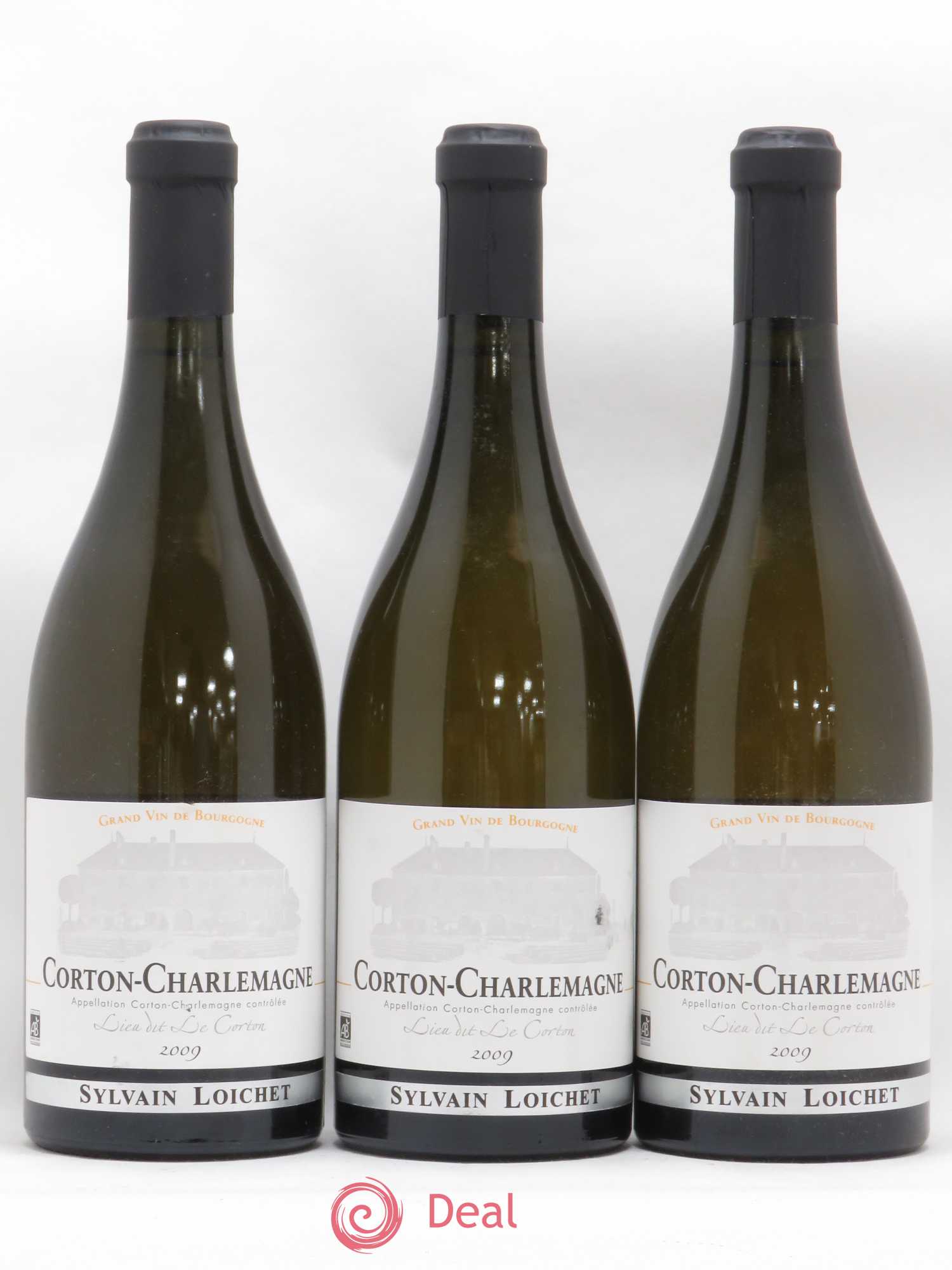 Corton-Charlemagne Grand Cru Lieu dit le Corton Sylvain Loichet 2009 - Posten von 3 Flaschen - 0