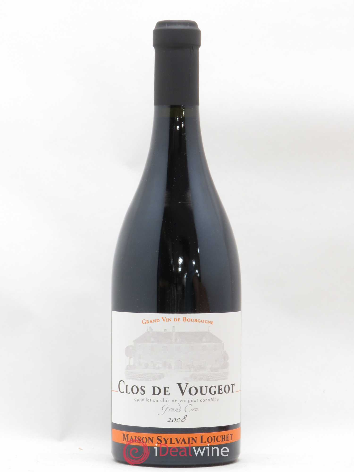 Clos de Vougeot Grand Cru Sylvain Loichet 2008 - Lot de 1 bouteille - 0