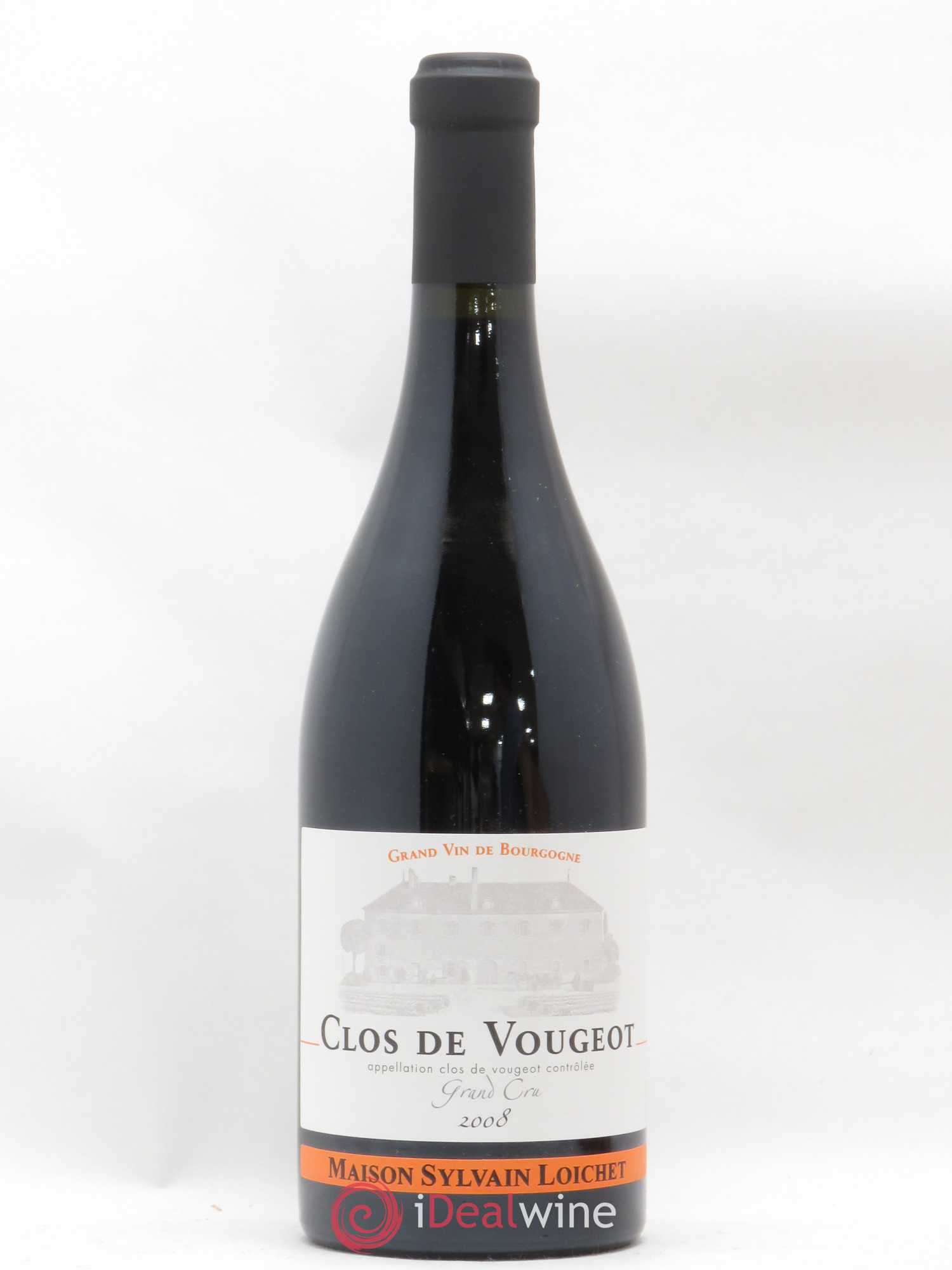Clos de Vougeot Grand Cru Sylvain Loichet 2008 - Lot de 1 bouteille - 0