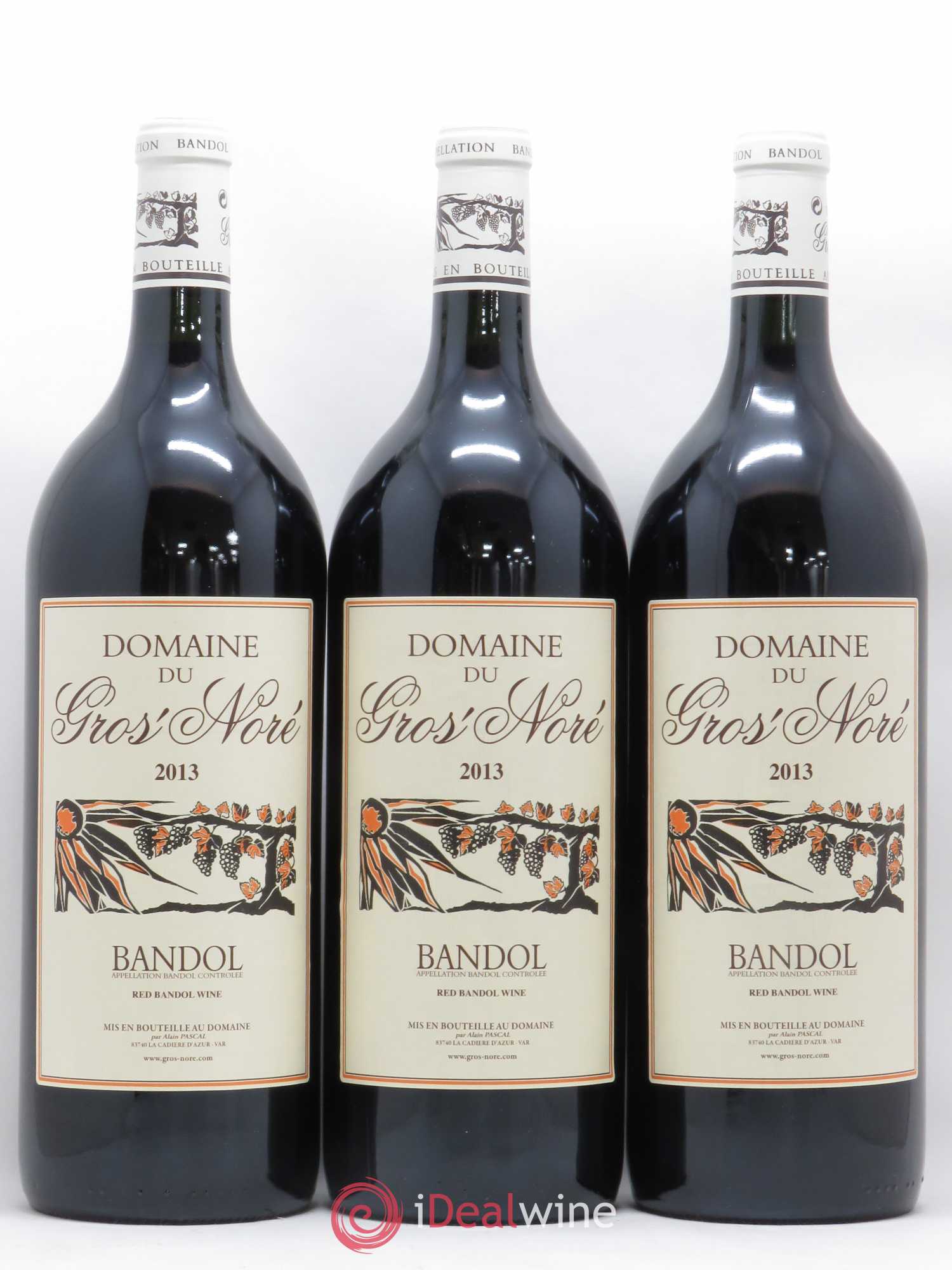 Bandol Domaine du Gros Noré 2013 - Posten von 3 Magnum - 0