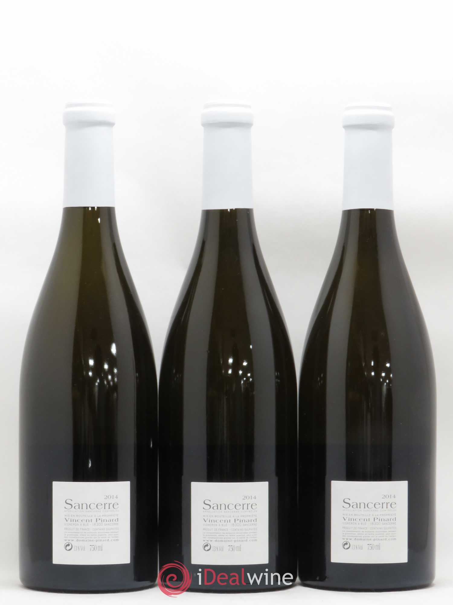 Sancerre Petit Chemarin Vincent Pinard 2014 - Lot de 3 bouteilles - 1