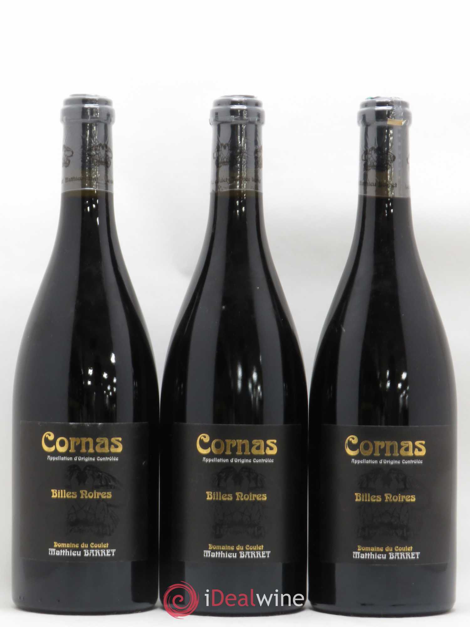 Cornas Billes Noires Coulet (Domaine du) - Matthieu Barret 2013 - Lot de 3 bouteilles - 0