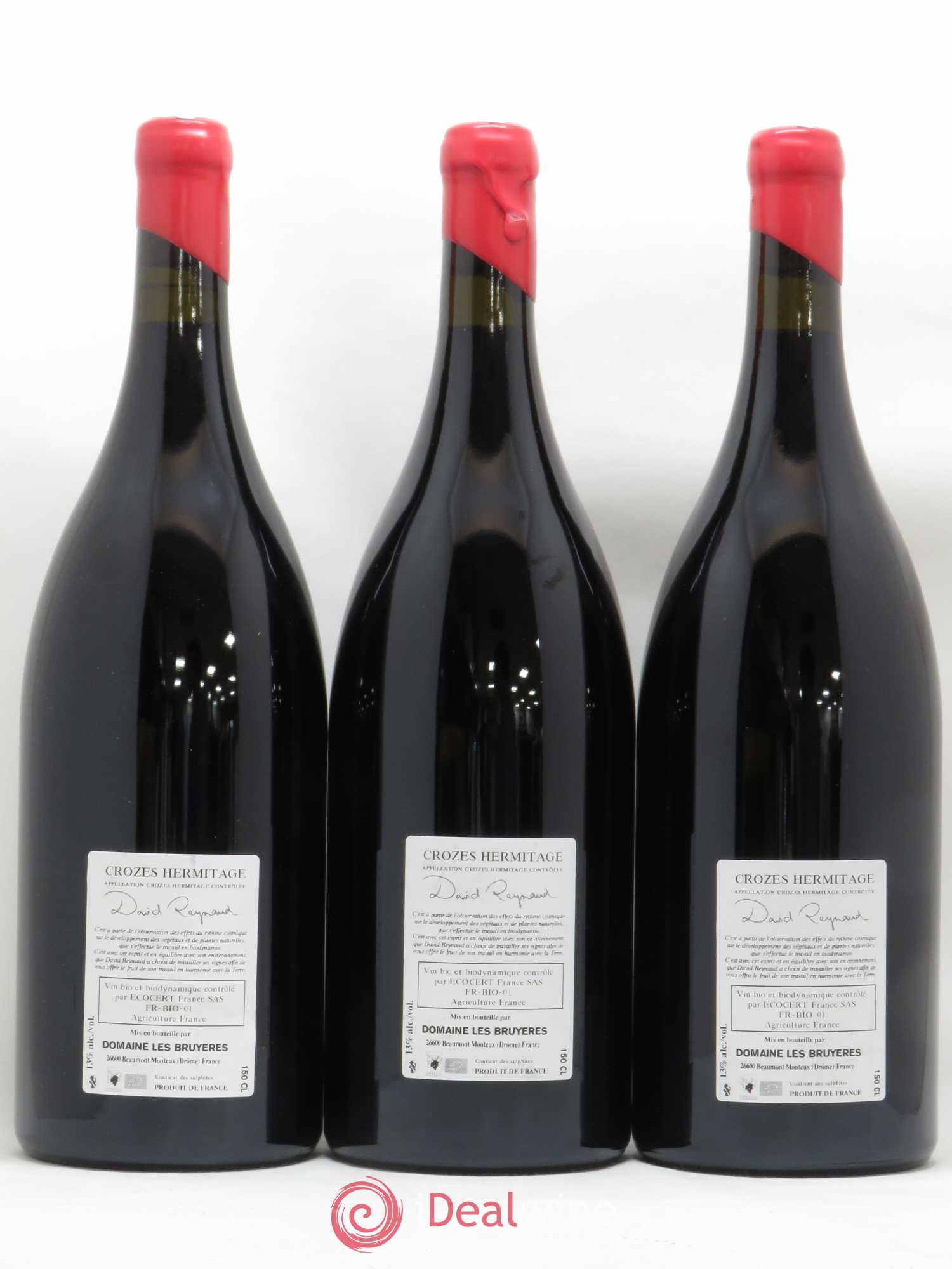 Crozes-Hermitage Les Croix Vieilles vignes David Reynaud 2014 - Lot de 3 magnums - 1