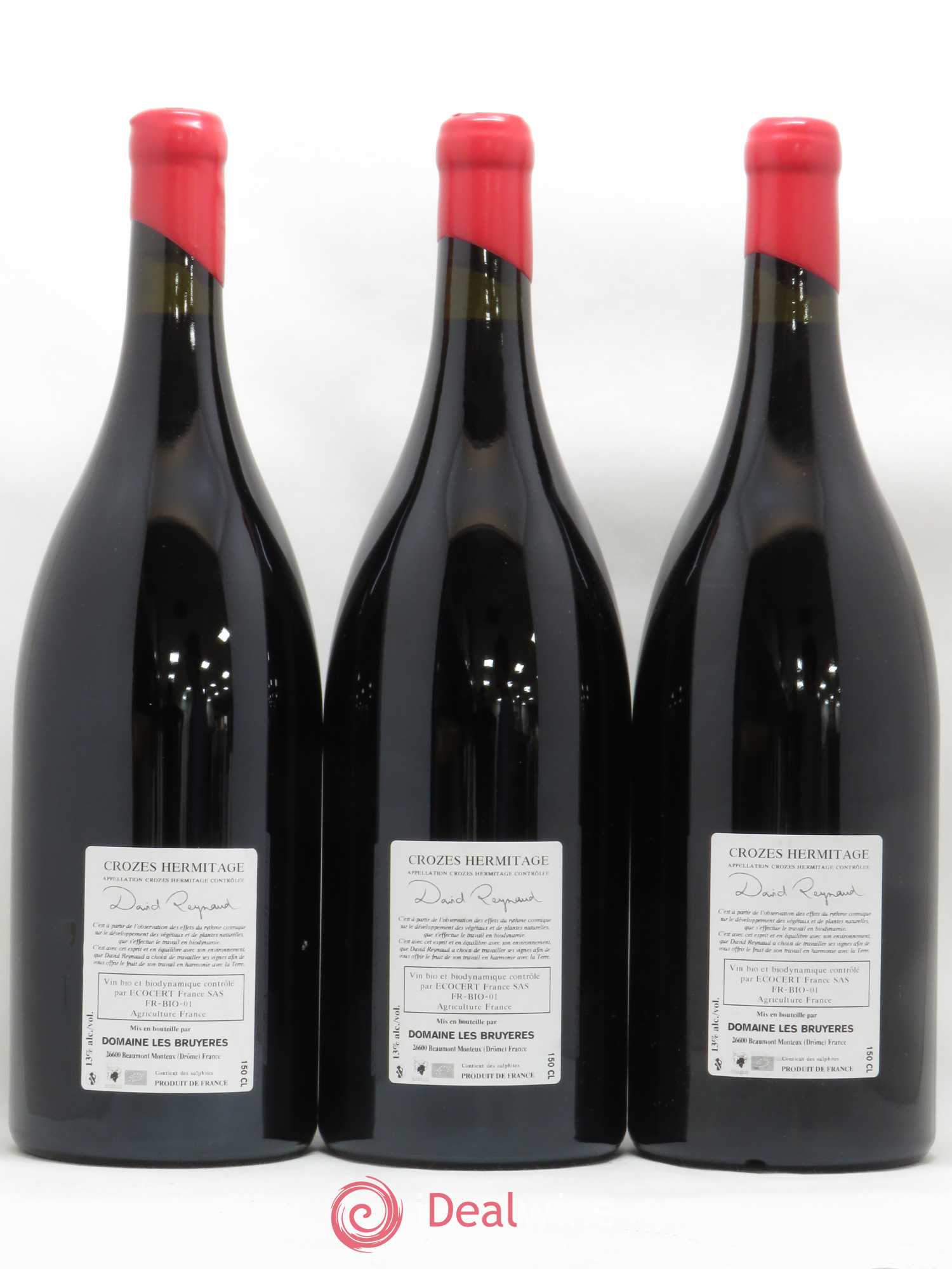 Crozes-Hermitage Les Croix Vieilles vignes David Reynaud 2014 - Lot de 3 magnums - 1