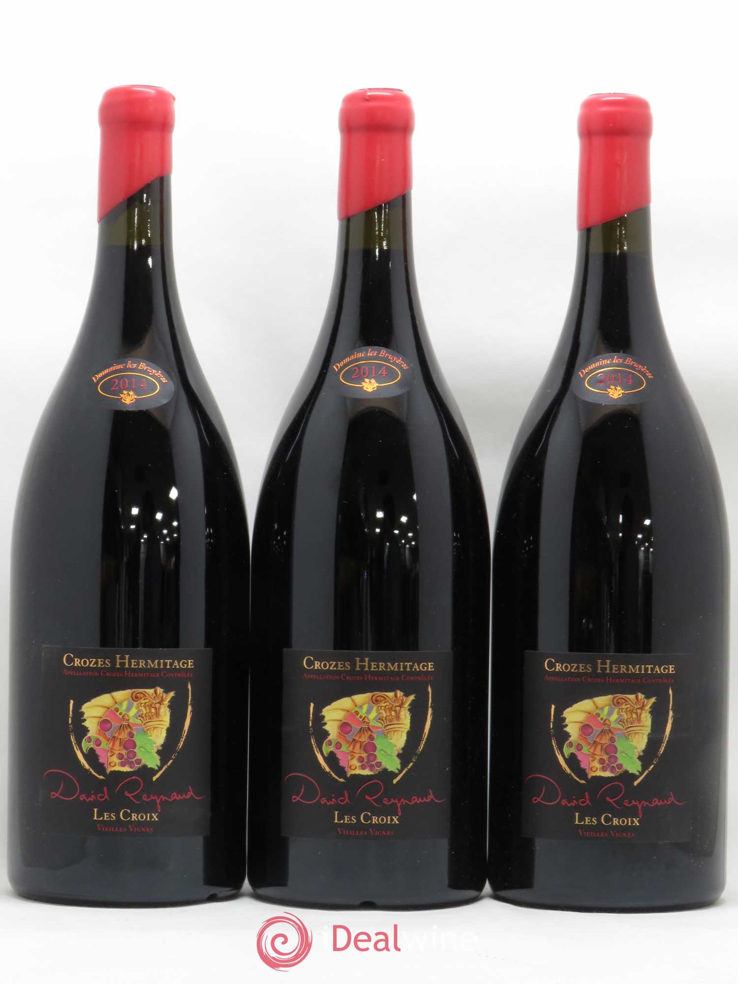 Crozes-Hermitage Les Croix Vieilles vignes David Reynaud 2014 - Lot de 3 magnums - 0