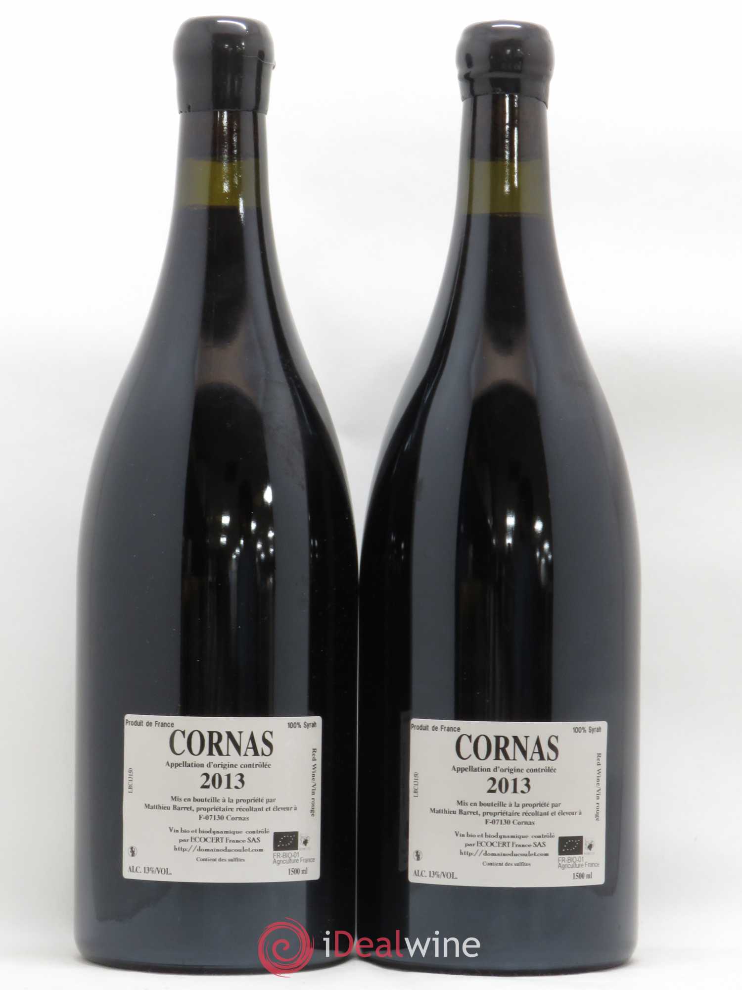 Cornas Brise Cailloux Coulet (Domaine du) - Matthieu Barret 2013 - Lot de 2 magnums - 1