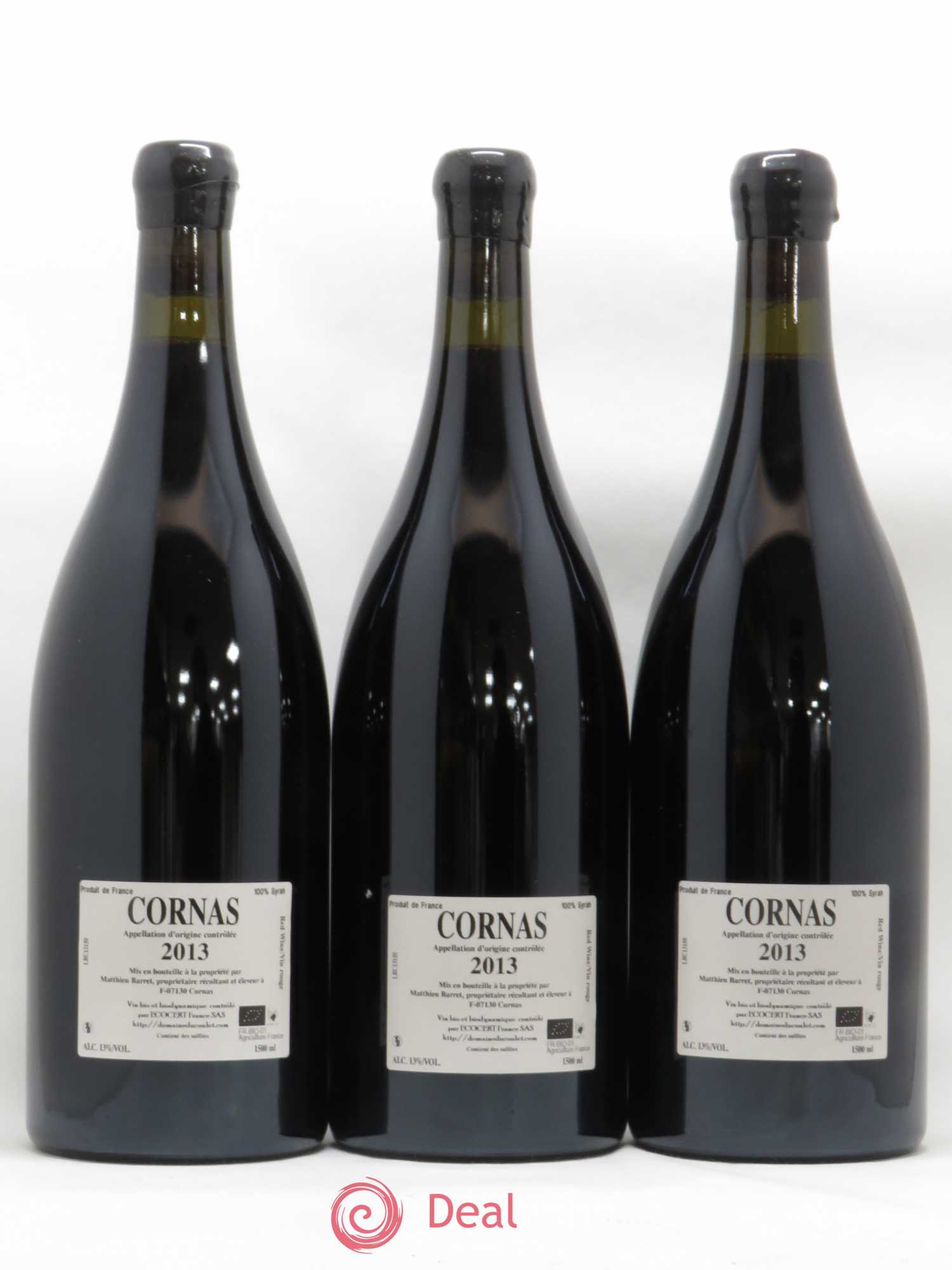 Cornas Brise Cailloux Coulet (Domaine du) - Matthieu Barret 2013 - Lot de 3 magnums - 1