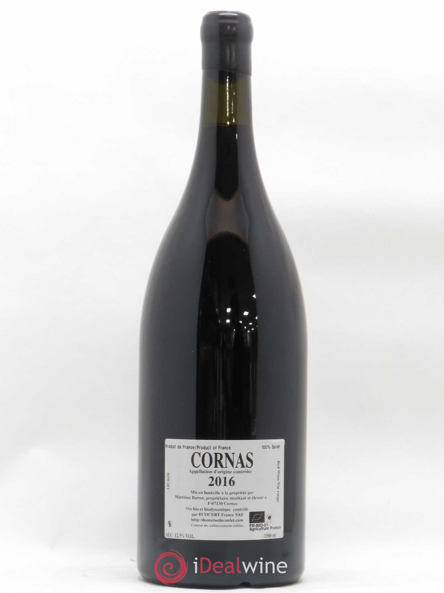 Cornas Brise Cailloux Coulet (Domaine du) - Matthieu Barret 2016 - Lot de 1 magnum - 1