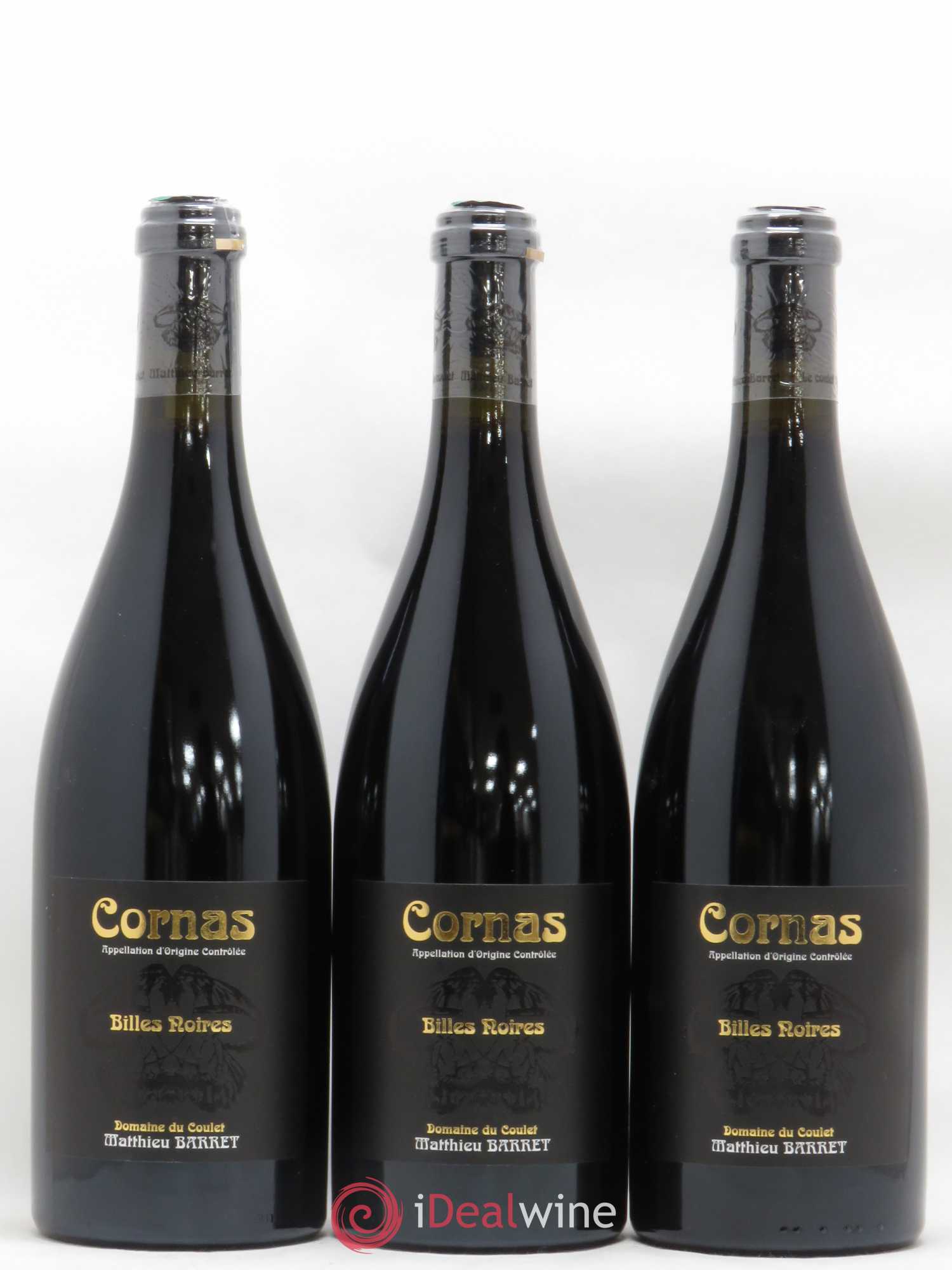Cornas Billes Noires Coulet (Domaine du) - Matthieu Barret 2015 - Lot de 3 bouteilles - 0