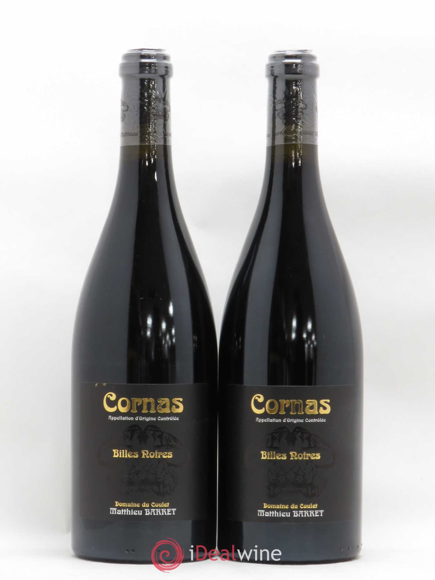 Cornas Billes Noires Coulet (Domaine du) - Matthieu Barret 2015 - Lot de 2 bouteilles - 0