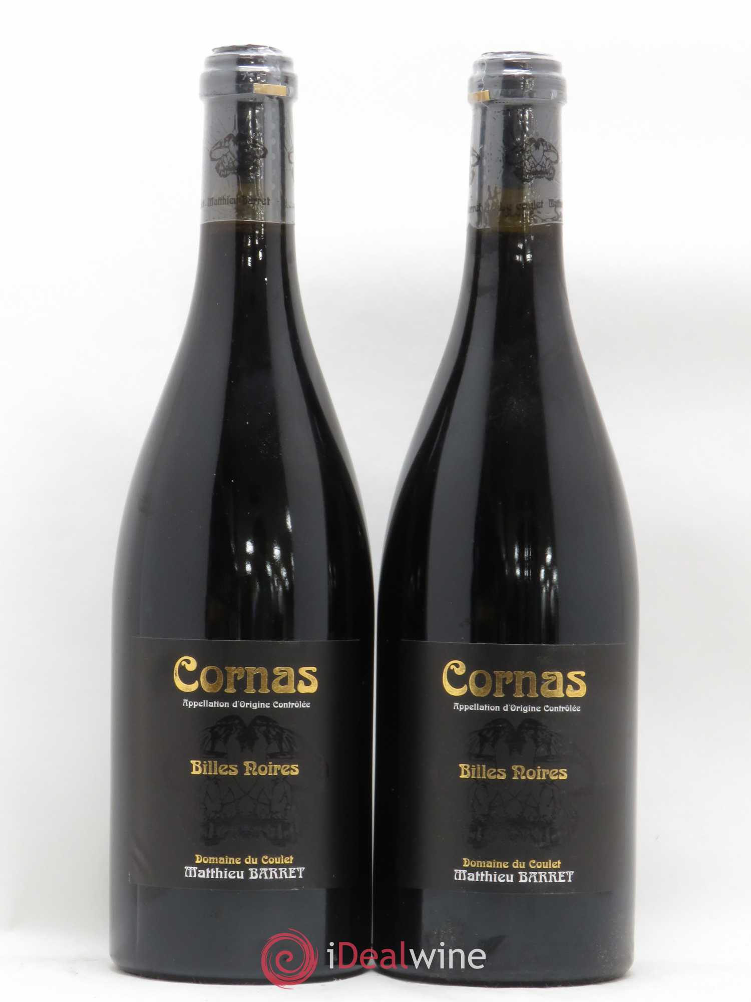 Cornas Billes Noires Coulet (Domaine du) - Matthieu Barret 2013 - Lot de 2 bouteilles - 0