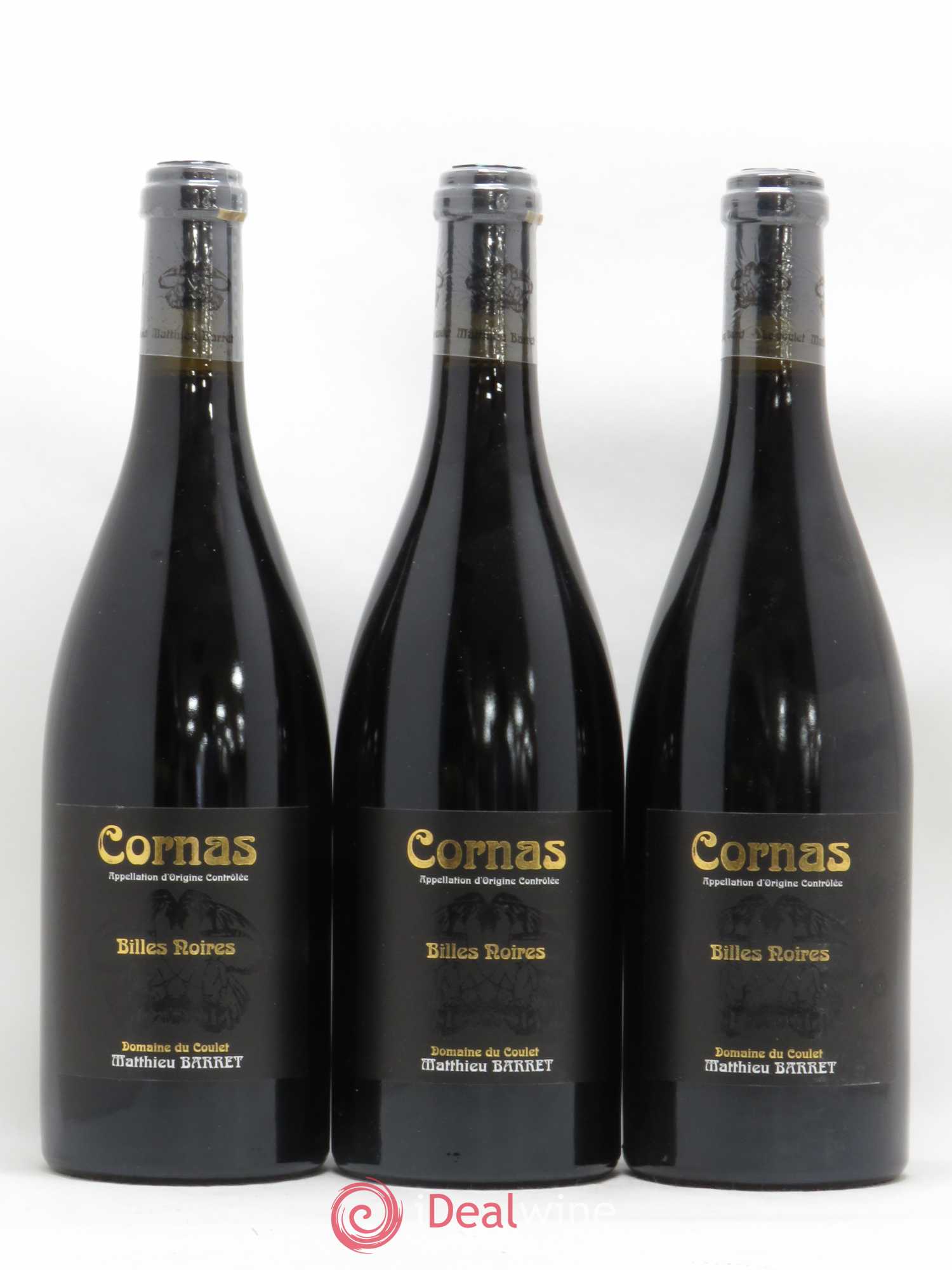 Cornas Billes Noires Coulet (Domaine du) - Matthieu Barret 2013 - Lot de 3 bouteilles - 0