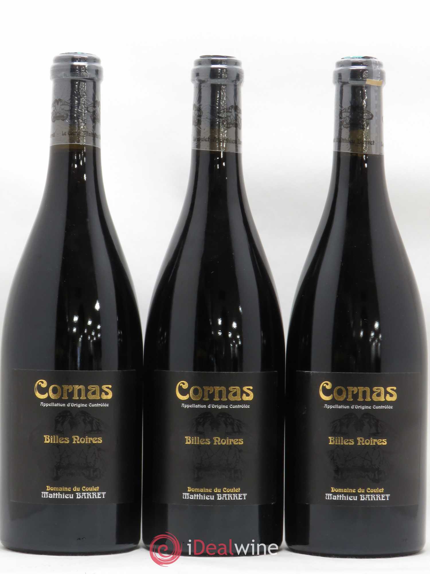 Cornas Billes Noires Coulet (Domaine du) - Matthieu Barret 2013 - Lot de 3 bouteilles - 0