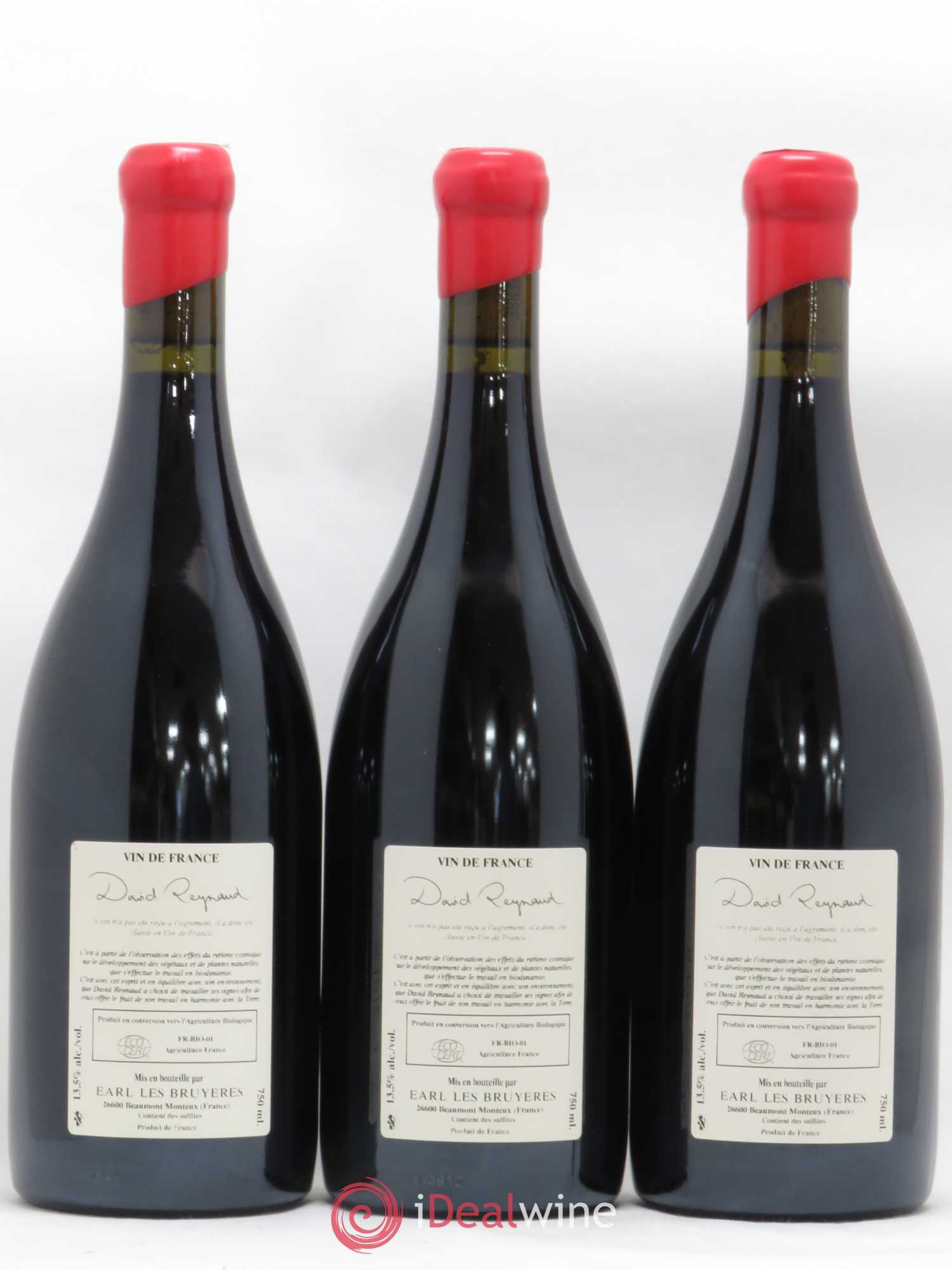 Vin de France Entre Ciel et Terre Domaine Les Bruyères 2012 - Posten von 3 Flaschen - 1