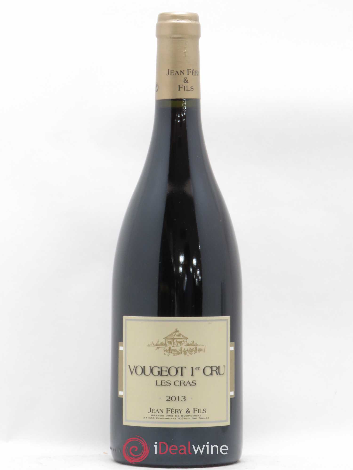 Vougeot 1er Cru Les Cras Jean Fery 2013 - Posten von 1 Flasche - 0