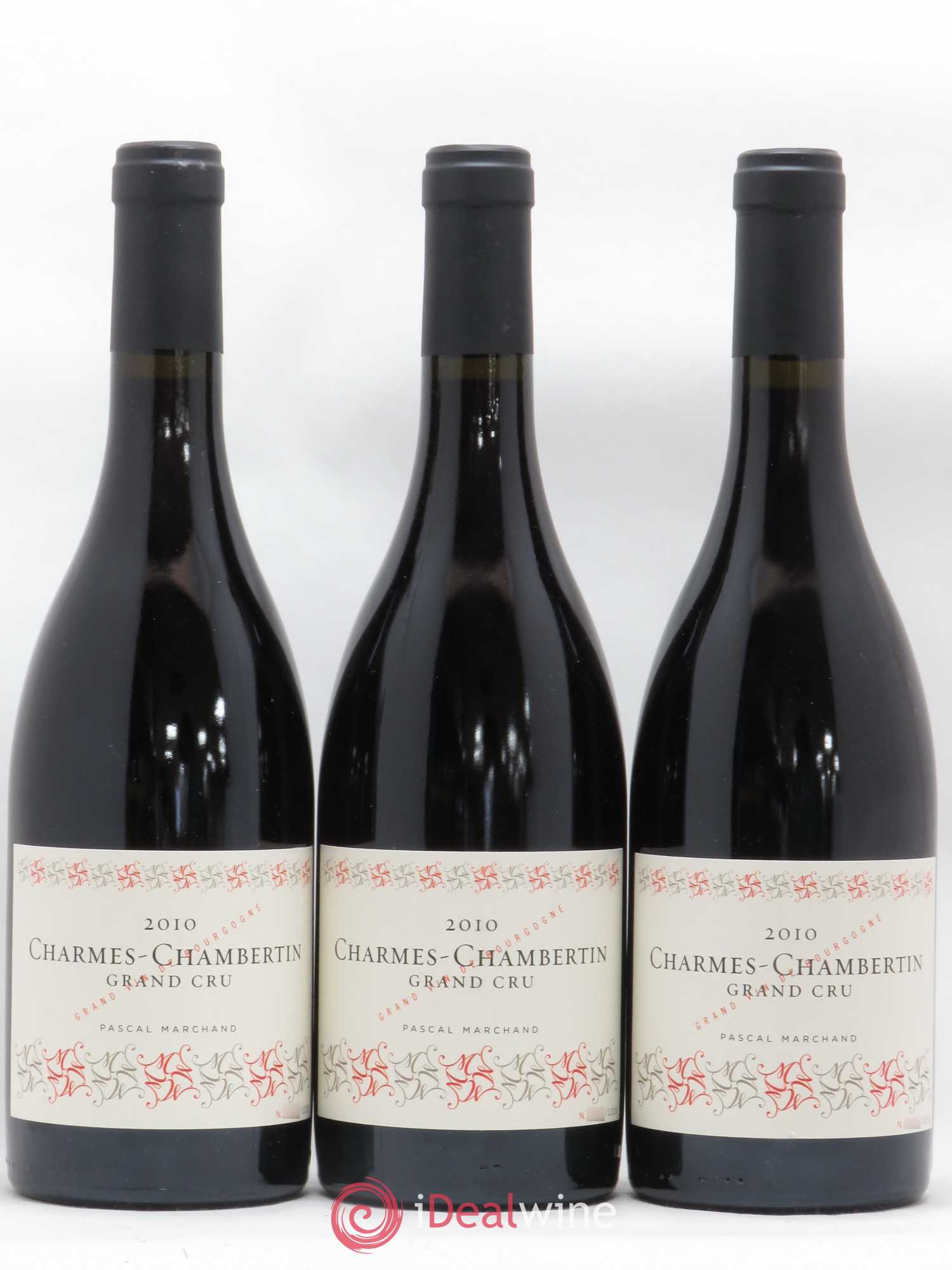 Charmes-Chambertin Grand Cru Marchand Tawse 2010 - Lot de 3 bouteilles - 0