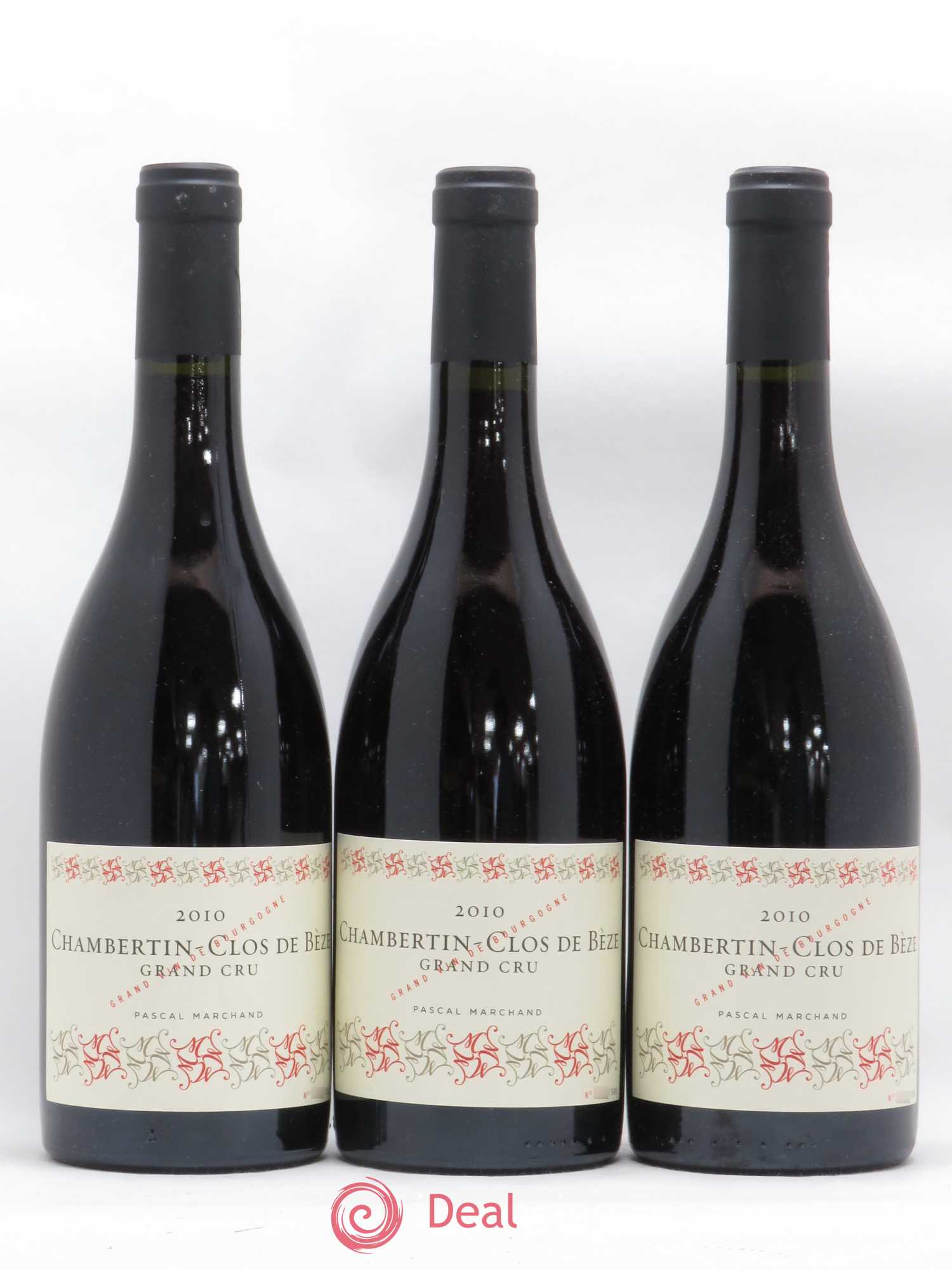 Chambertin Clos de Bèze Grand Cru Pascal Marchand 2010 - Lot de 3 bouteilles - 0