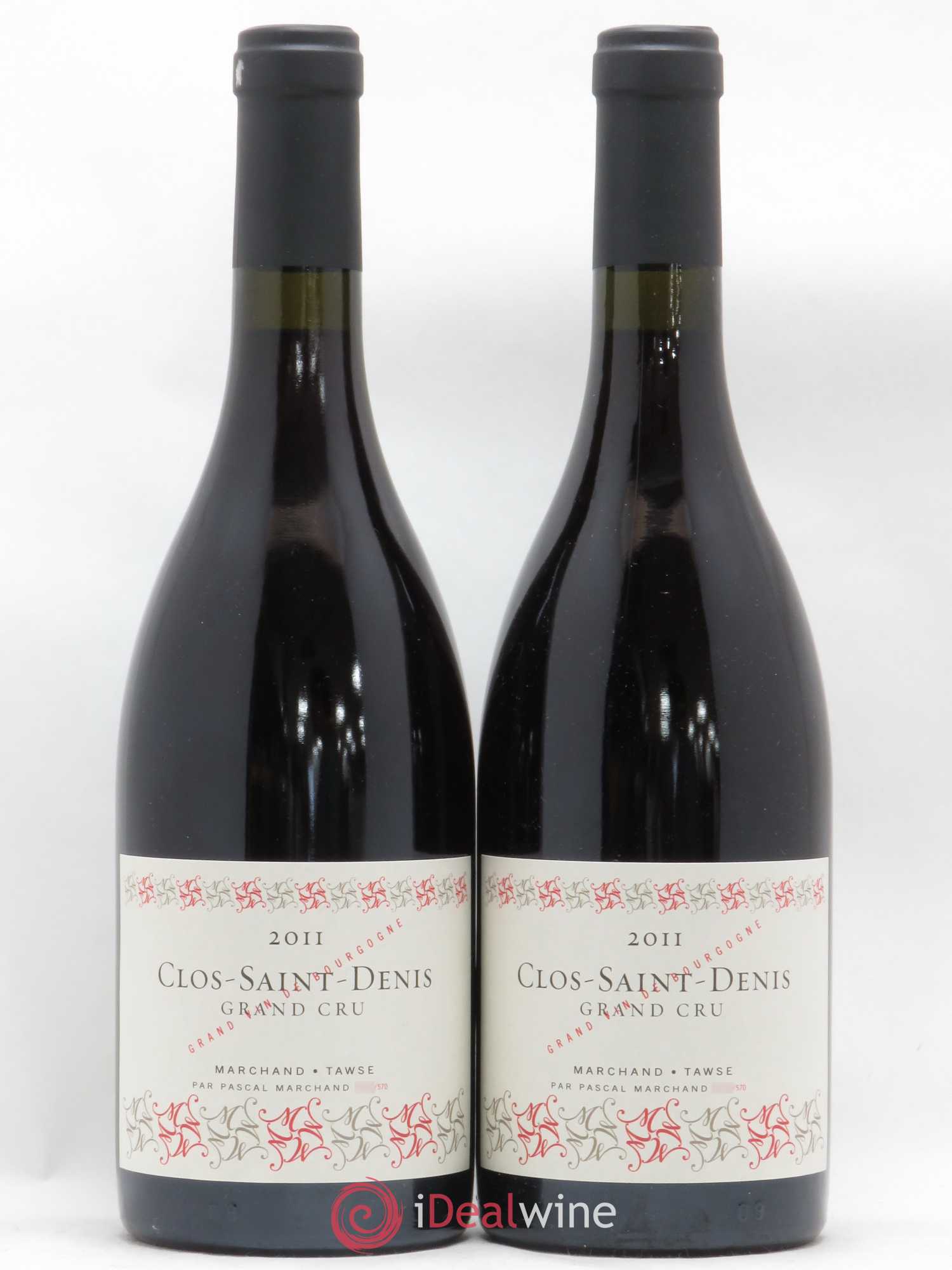 Clos Saint-Denis Grand Cru Marchand Tawse 2011 - Lot de 2 bouteilles - 0