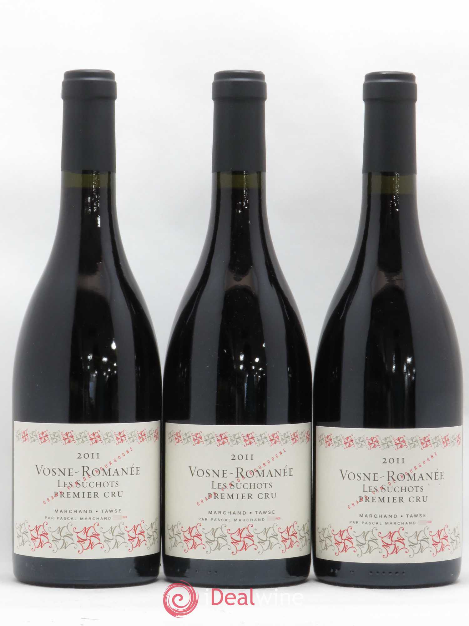 Vosne-Romanée 1er Cru Les Suchots Marchand Tawse 2011 - Lot de 3 bouteilles - 0