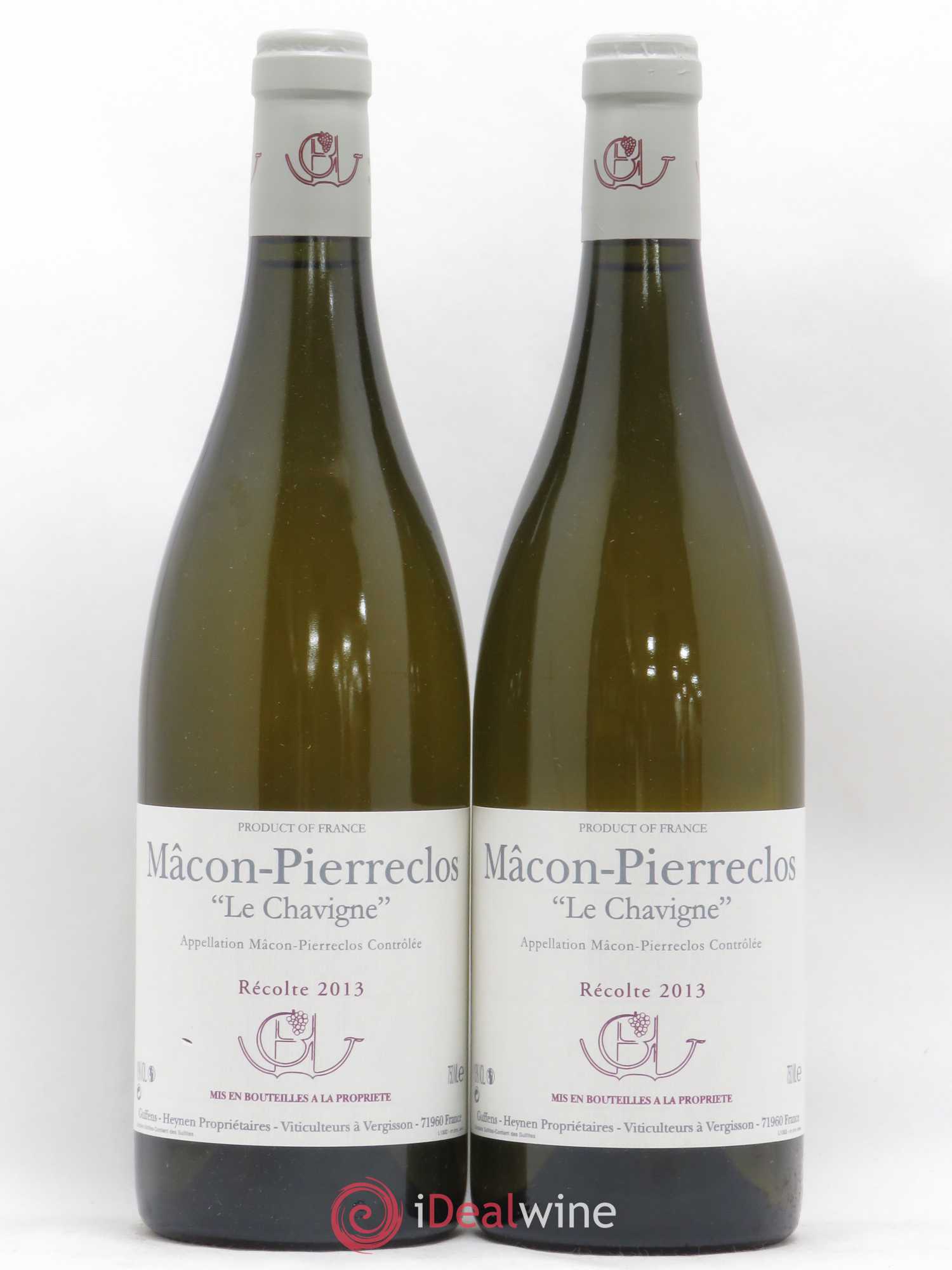 Mâcon-Pierreclos Le Chavigne Guffens-Heynen 2013 - Lot de 2 bouteilles - 0